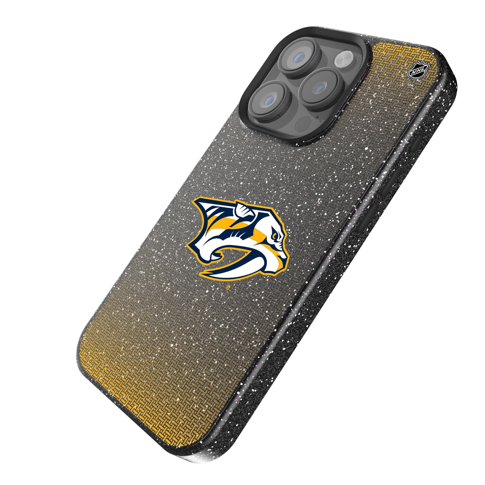 Nashville Predators Linen Bling Phone Case for Apple iPhone