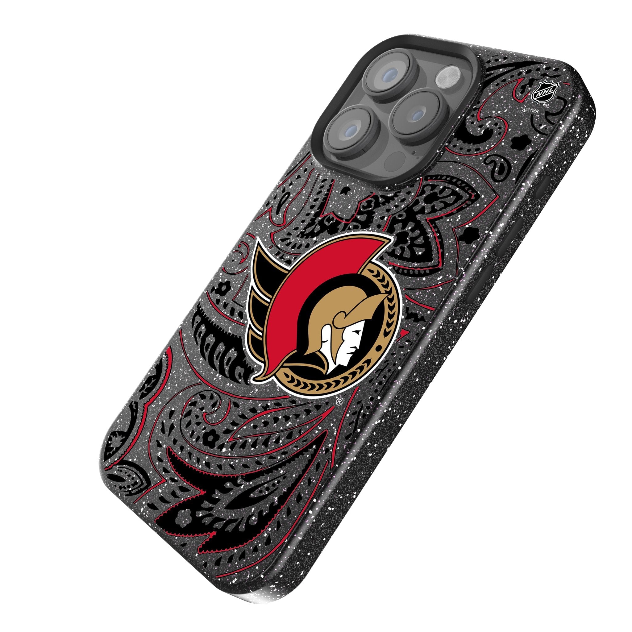 Ottawa Senators Paisley Bling Phone Case