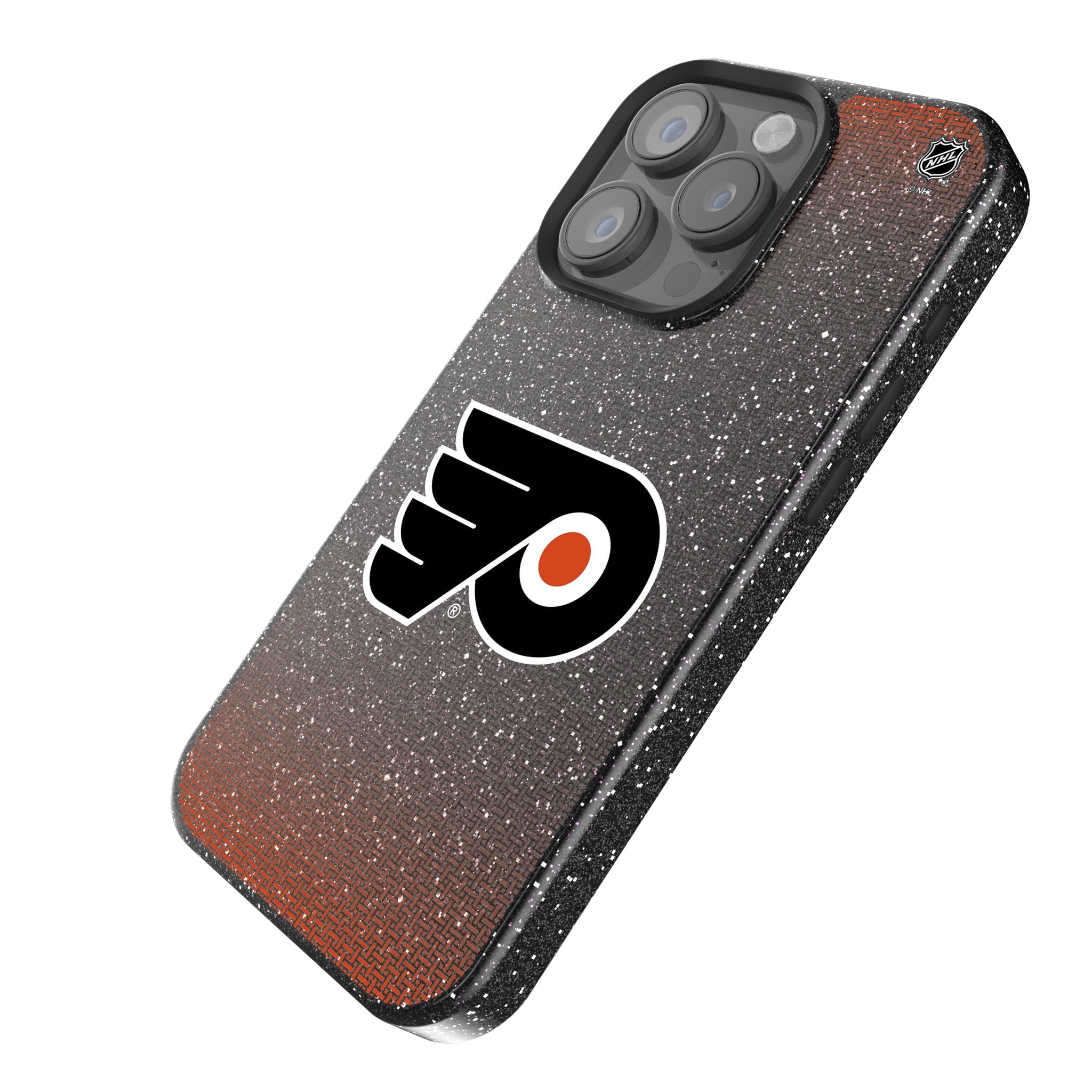 Philadelphia Flyers Linen Bling Phone Case for Apple iPhone