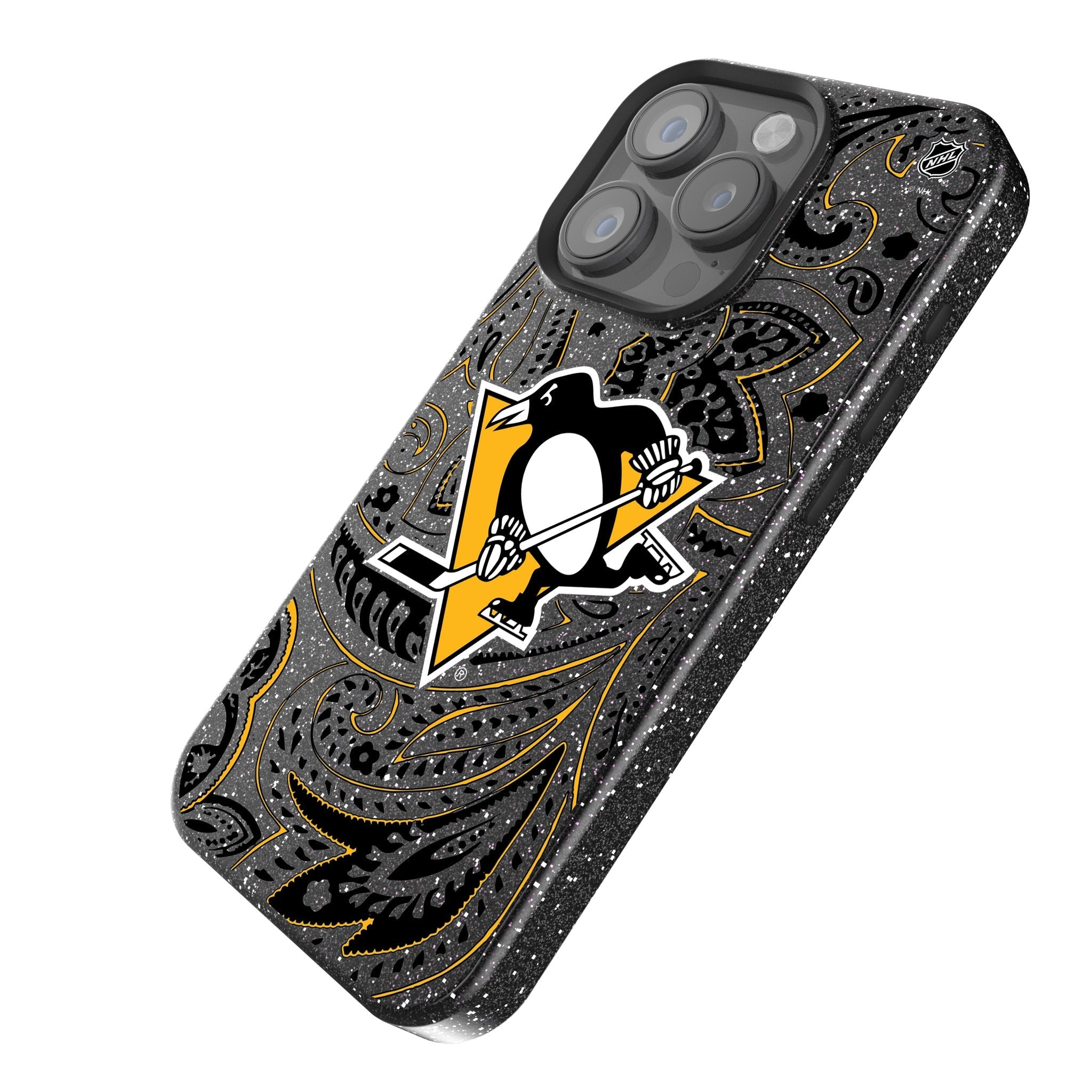 Pittsburgh Penguins Paisley Bling Phone Case
