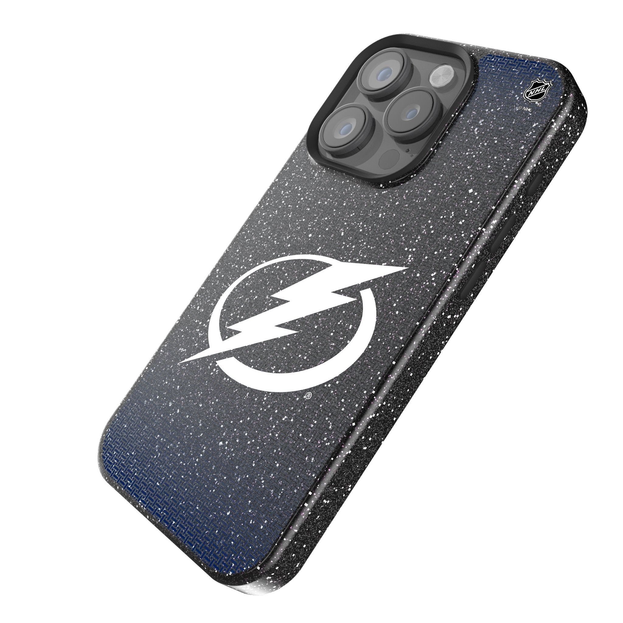 Tampa Bay Lightning Linen Bling Phone Case for Apple iPhone