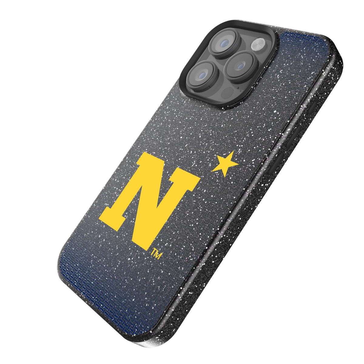 United State Naval Academy Midshipmen Linen Bling Phone Case for Apple iPhone