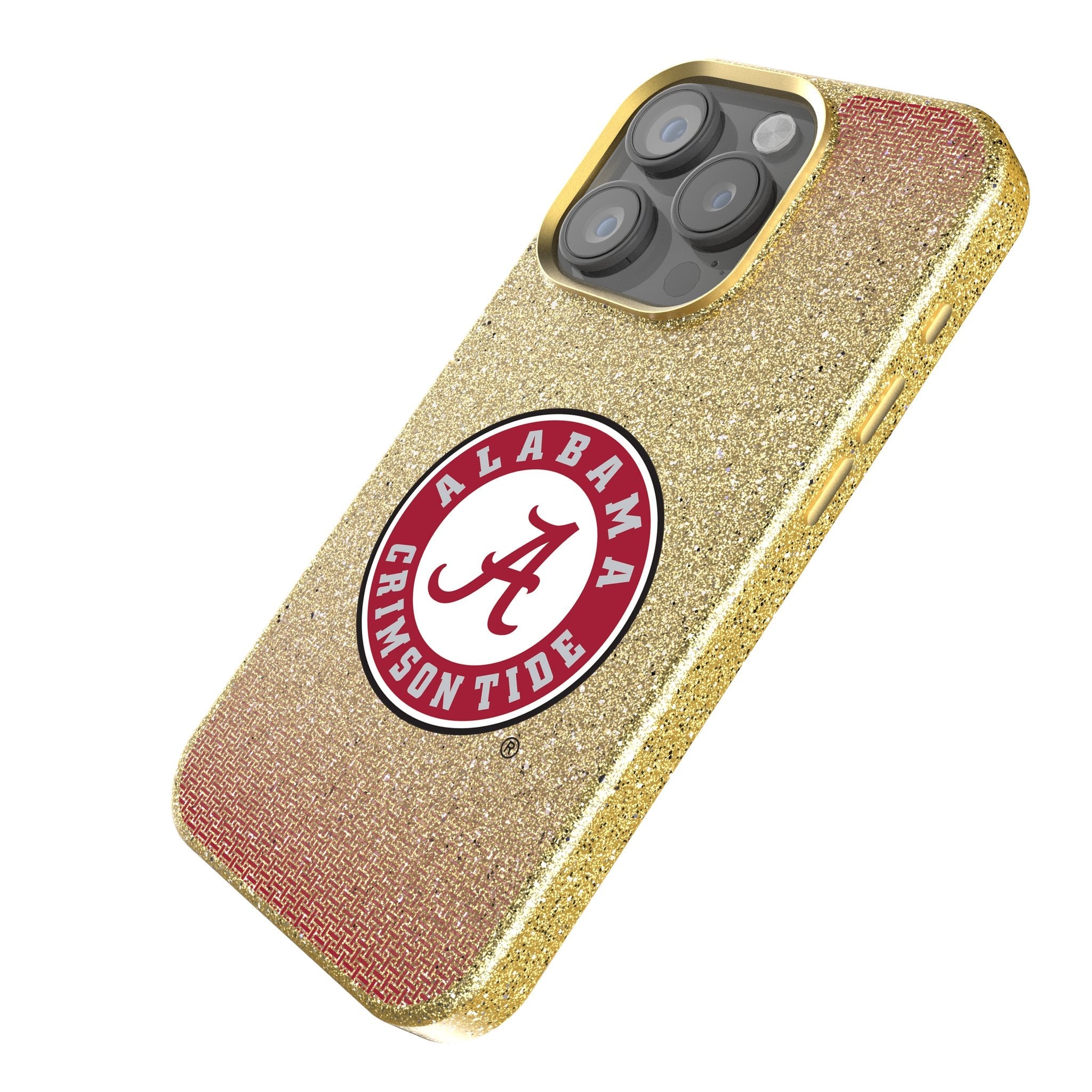 University of Alabama Crimson Tide Linen Bling Phone Case for Apple iPhone 2