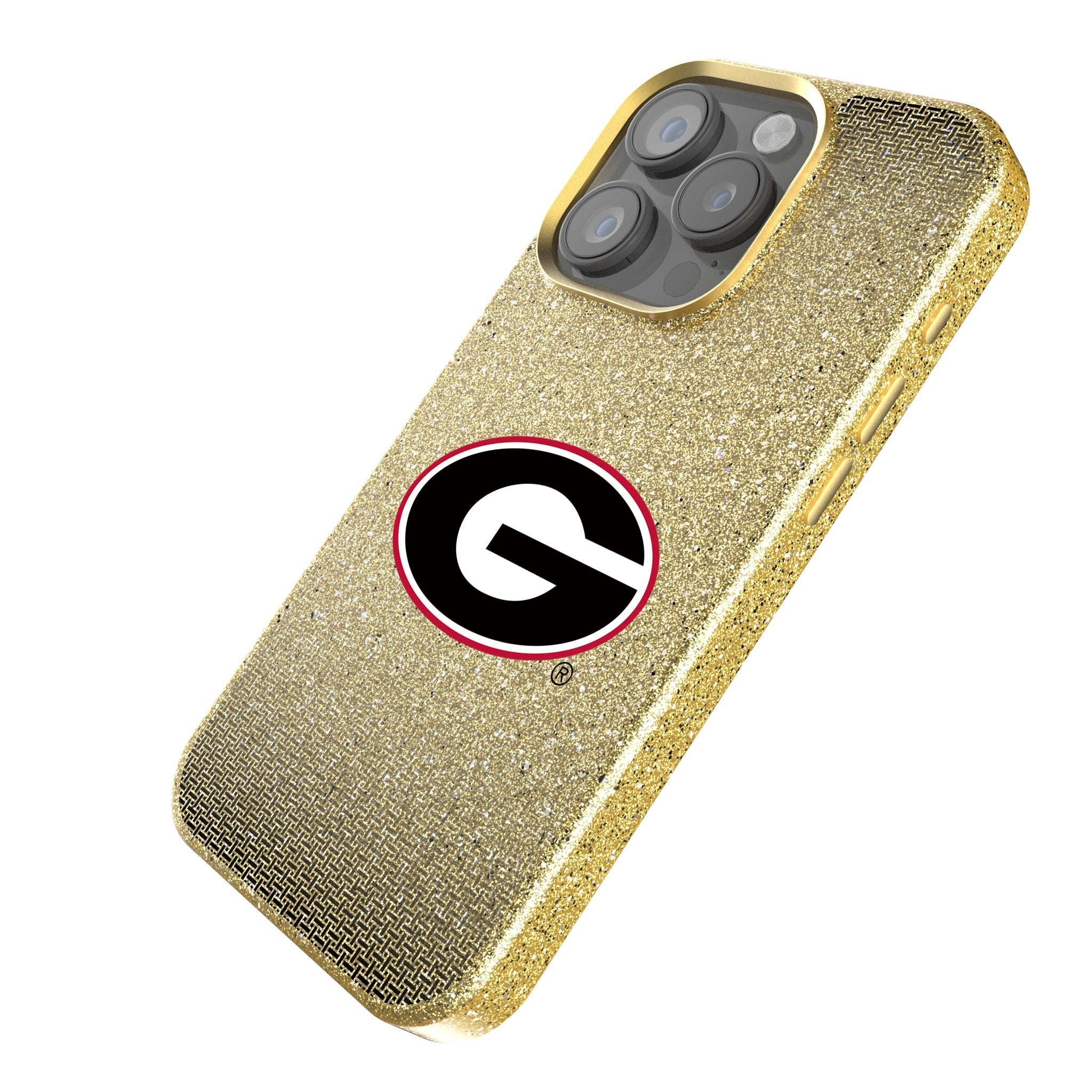 University of Georgia Bulldogs Linen Bling Phone Case for Apple iPhone 2