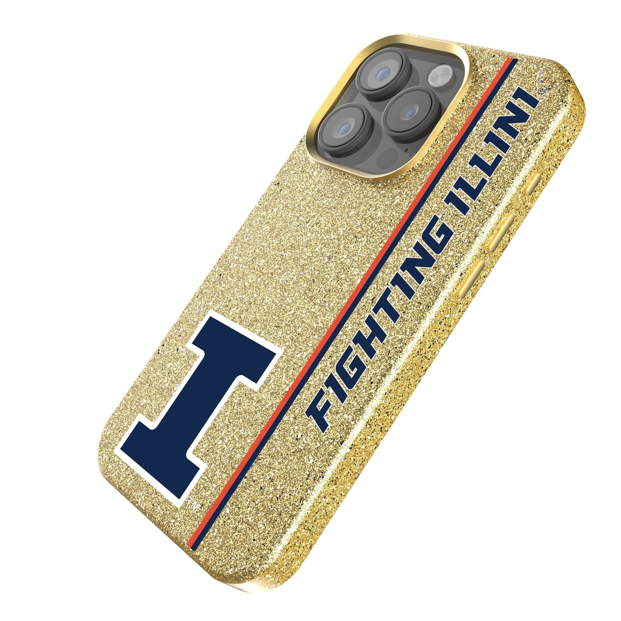 University of Illinois Fighting Illini Sidebar Bling Phone Case