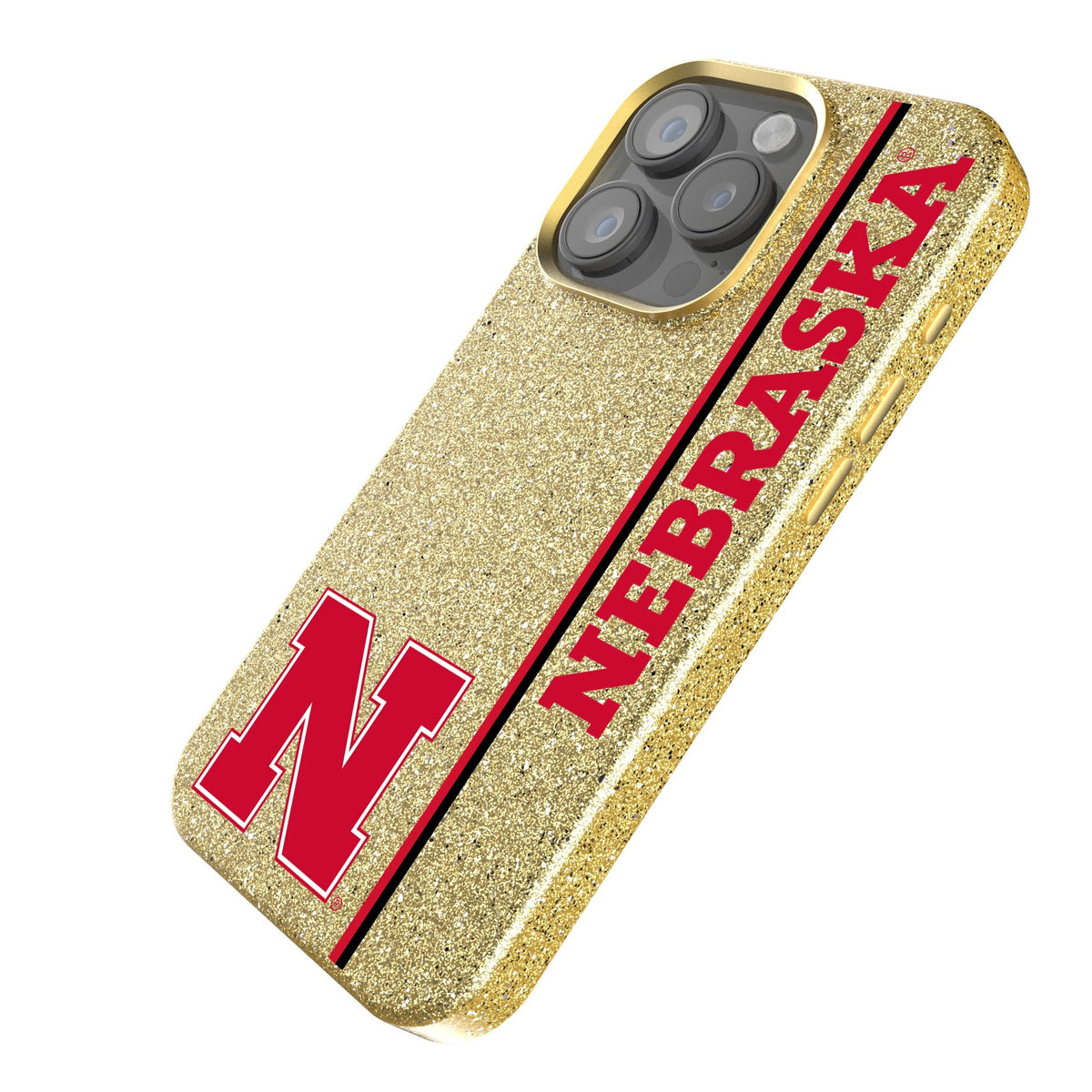 University of Nebraska Huskers Block N Sidebar Bling Phone Case 2