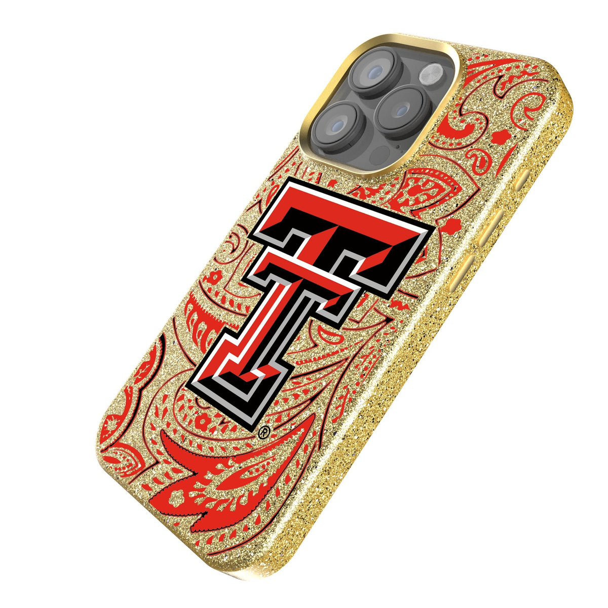 Texas Tech Red Raiders Paisley Bling Phone Case 2