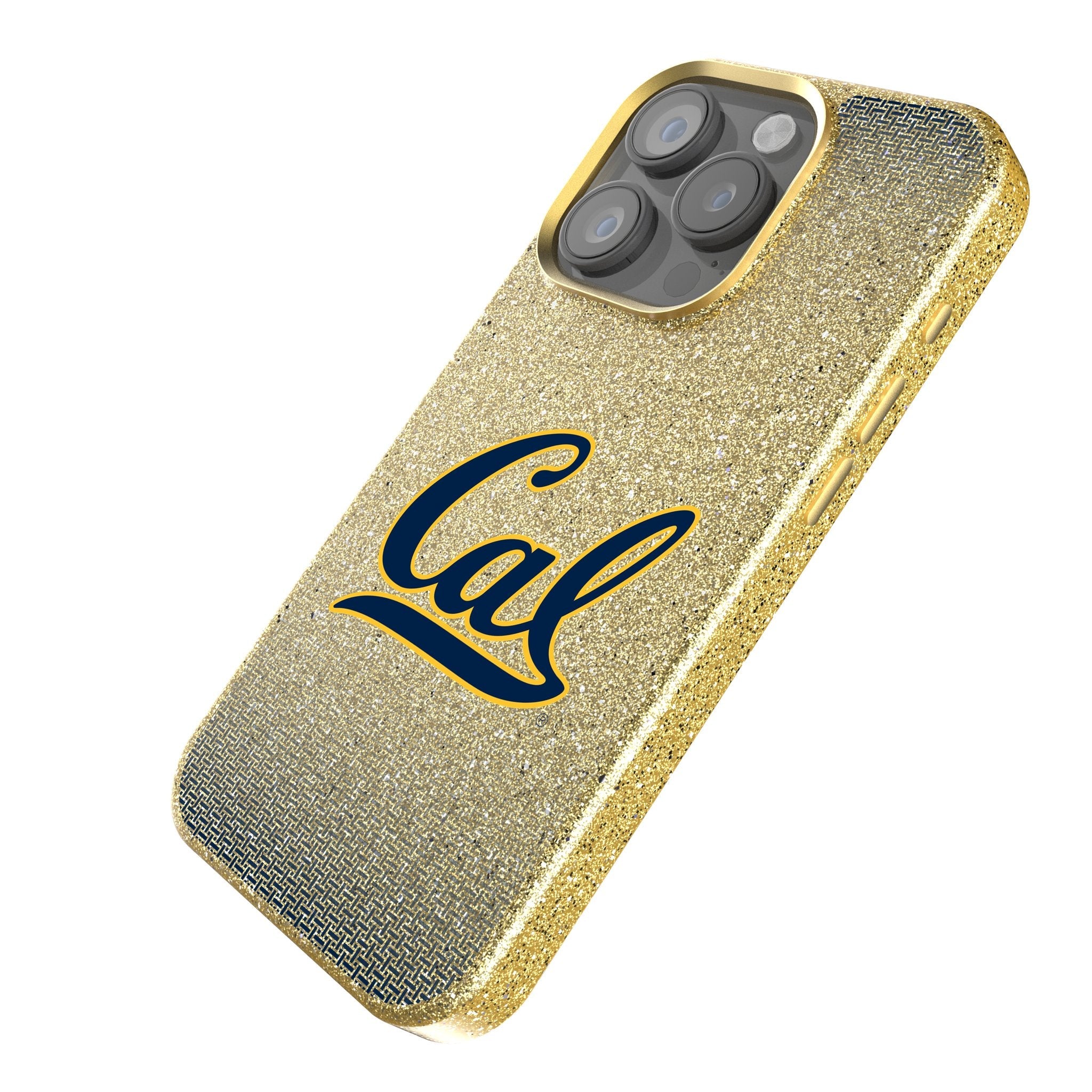 University of California Berkeley Golden Bears Linen Bling Phone Case for Apple iPhone