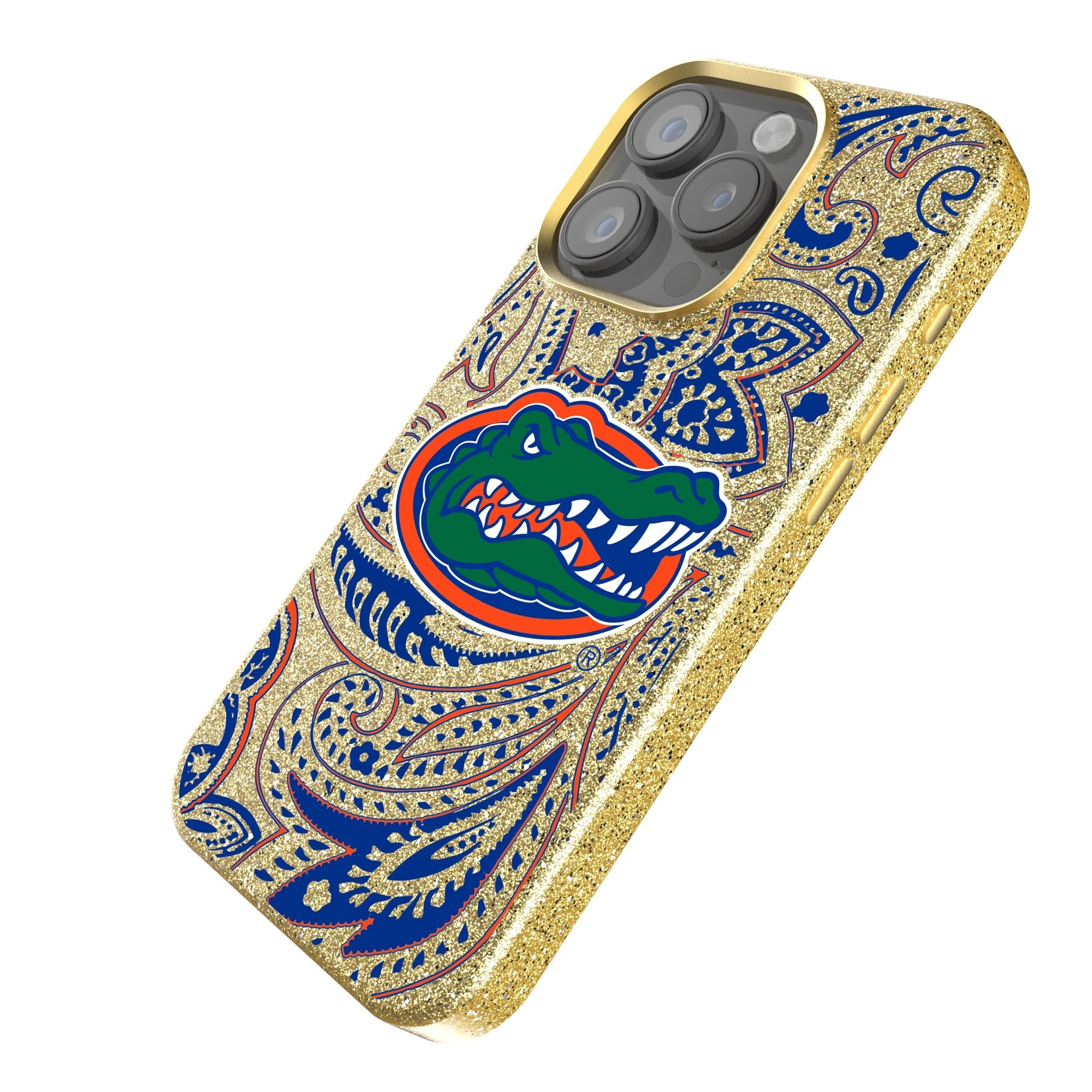 University of Florida Gators Paisley Bling Phone Case 2