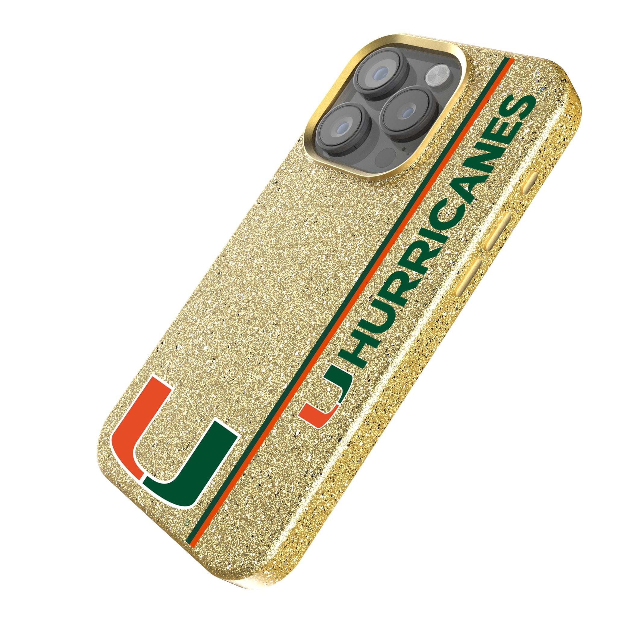 University of Miami Hurricanes Sidebar Bling Phone Case 2