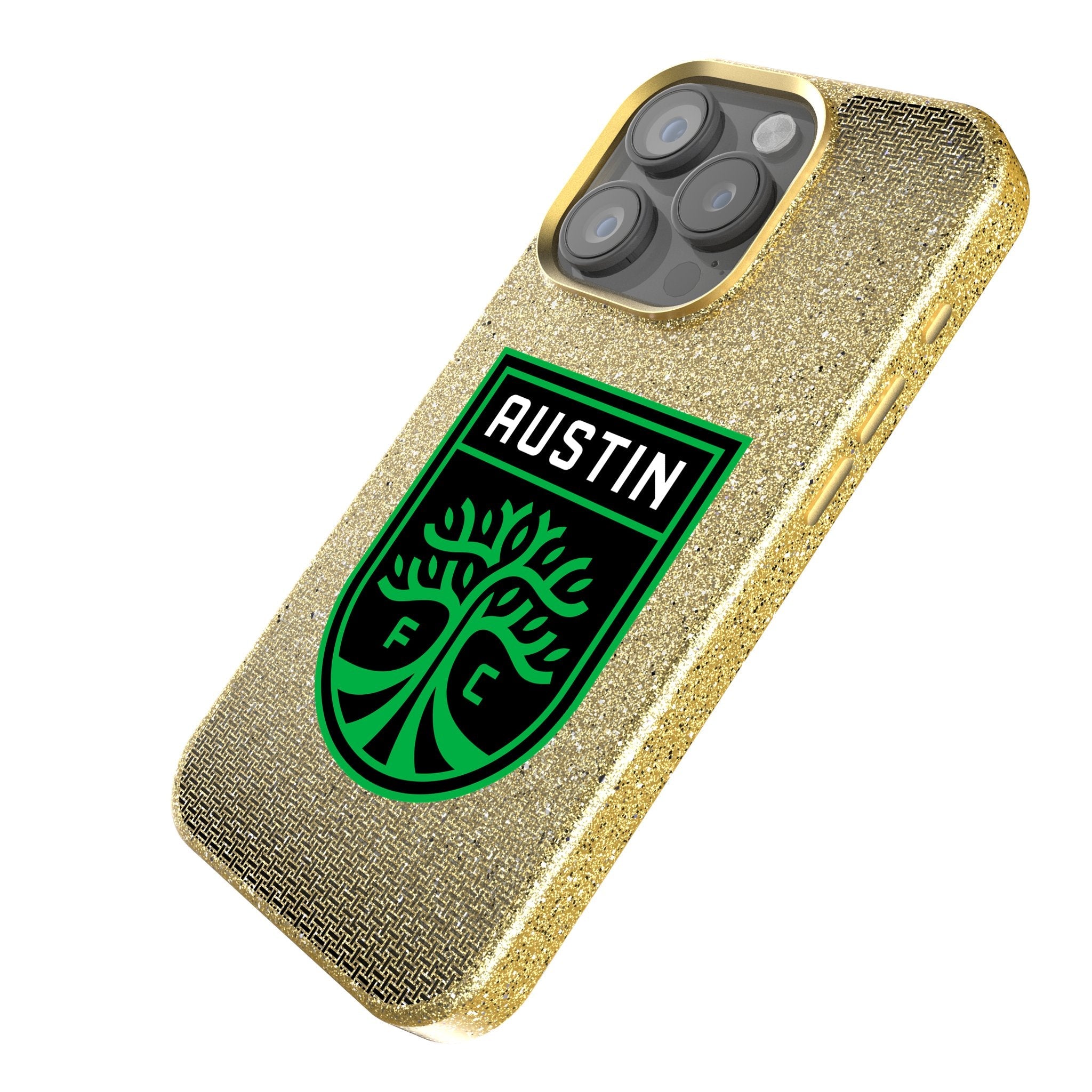 Austin FC Linen Bling Phone Case for Apple iPhone 2
