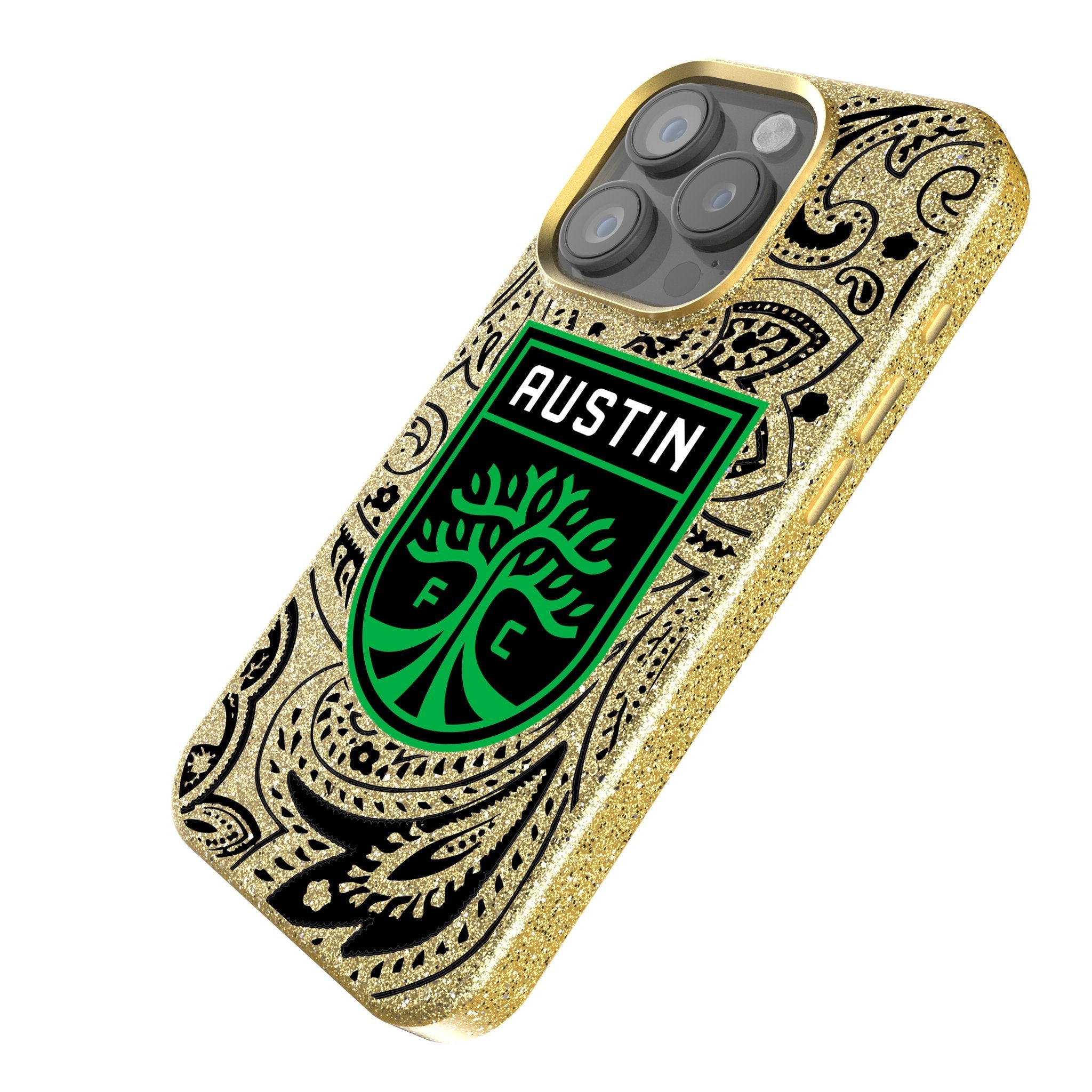 Austin FC  Paisley Bling Phone Case
