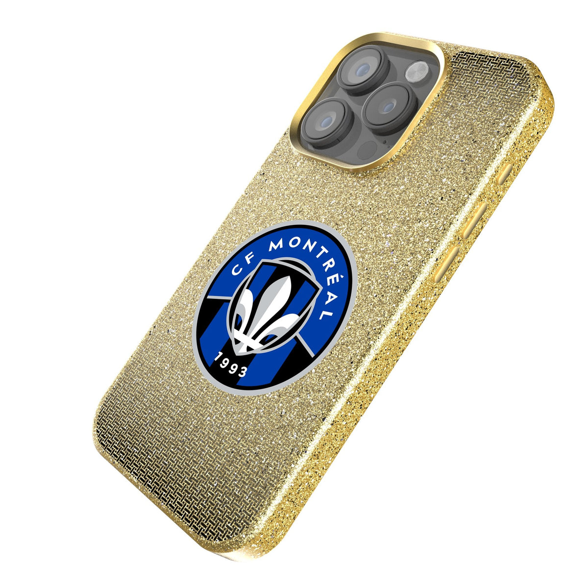 CF Montreal Linen Bling Phone Case for Apple iPhone