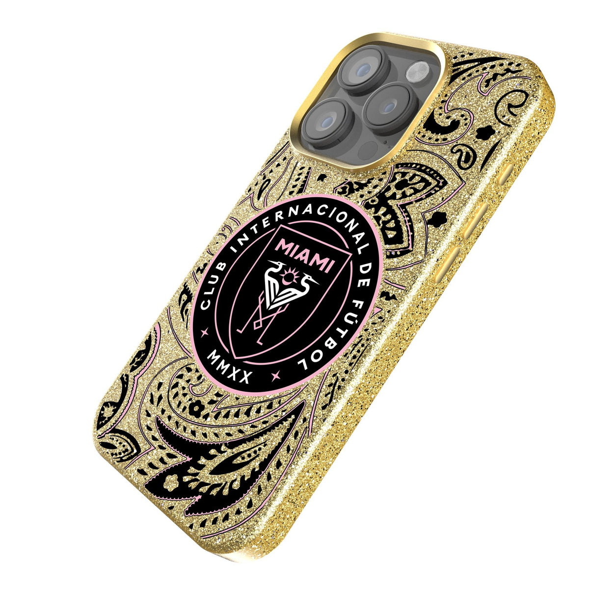 Inter Miami CF  Paisley Bling Phone Case 2
