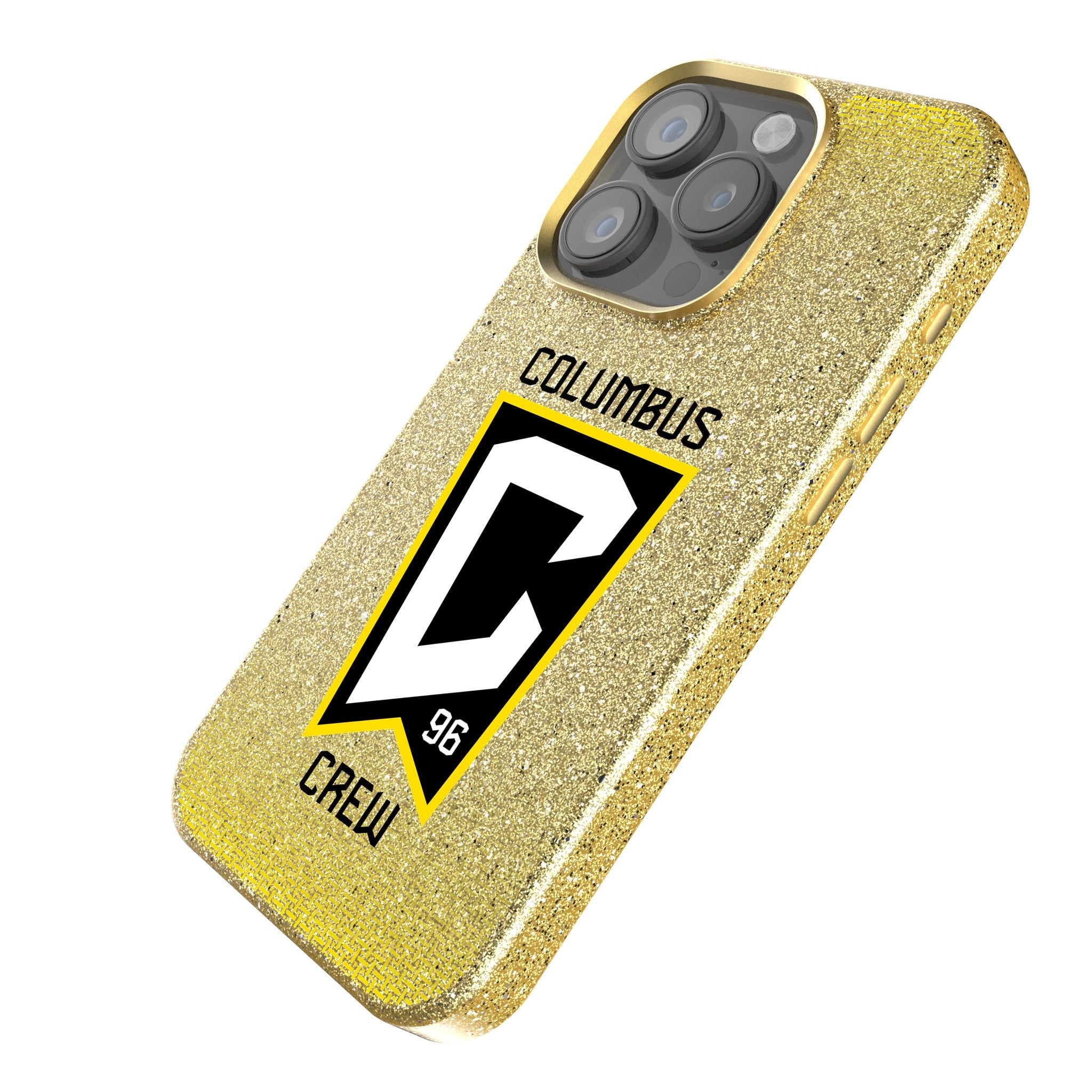 Columbus Crew Linen Bling Phone Case for Apple iPhone