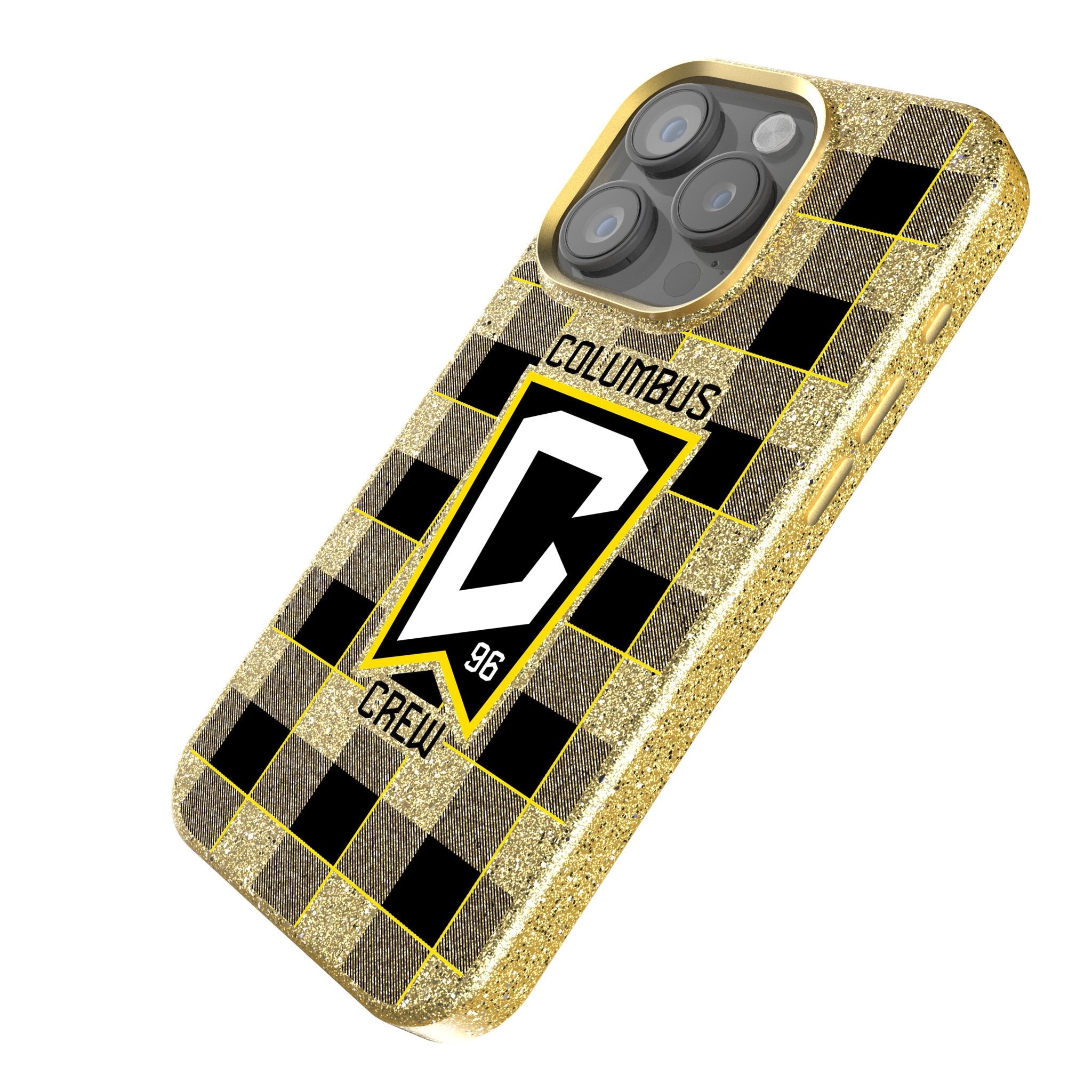 Columbus Crew  Plaid Bling Phone Case