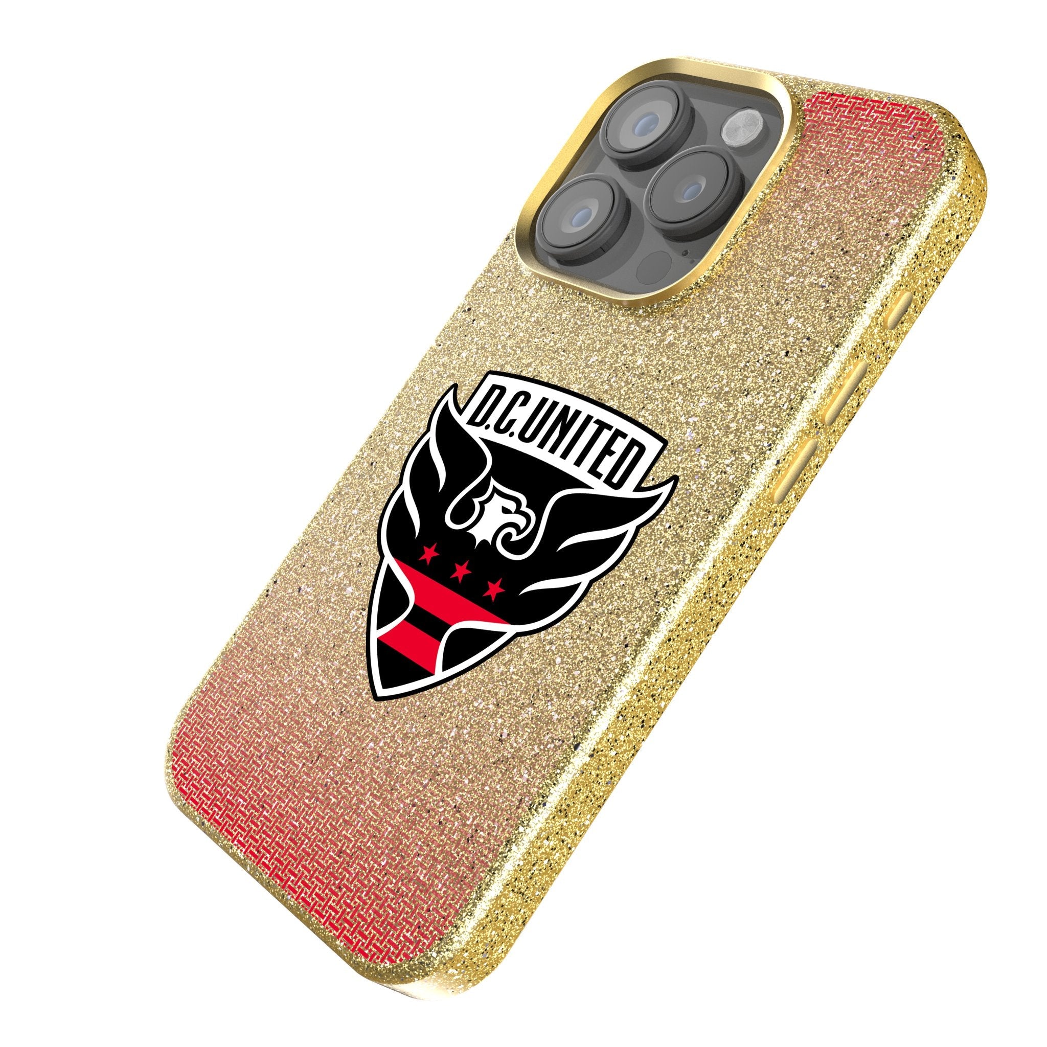 DC United Linen Bling Phone Case for Apple iPhone 2
