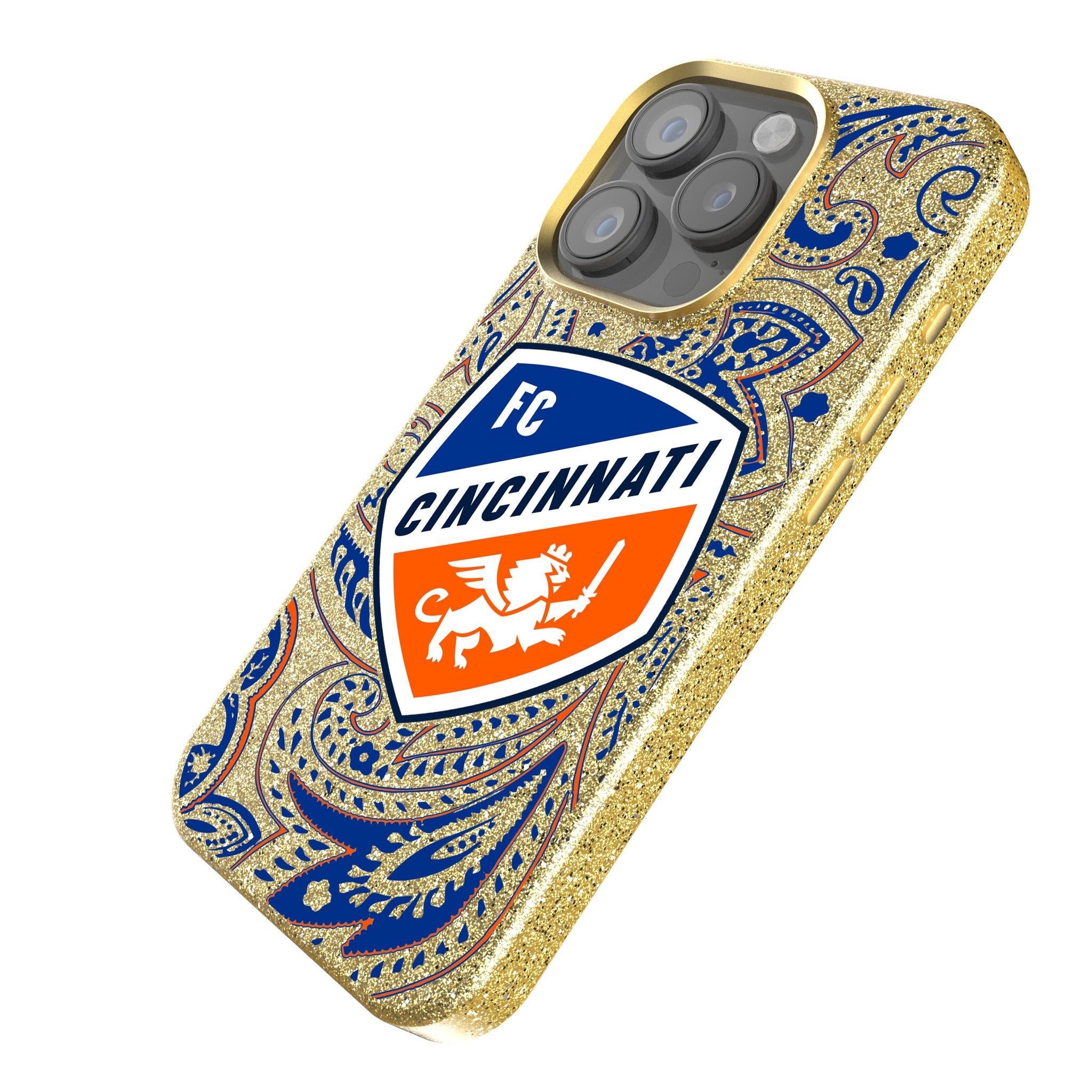 FC Cincinnati  Paisley Bling Phone Case