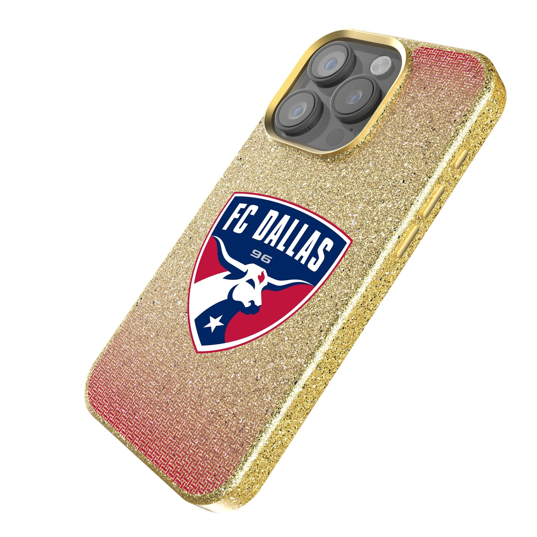 FC Dallas Linen Bling Phone Case for Apple iPhone