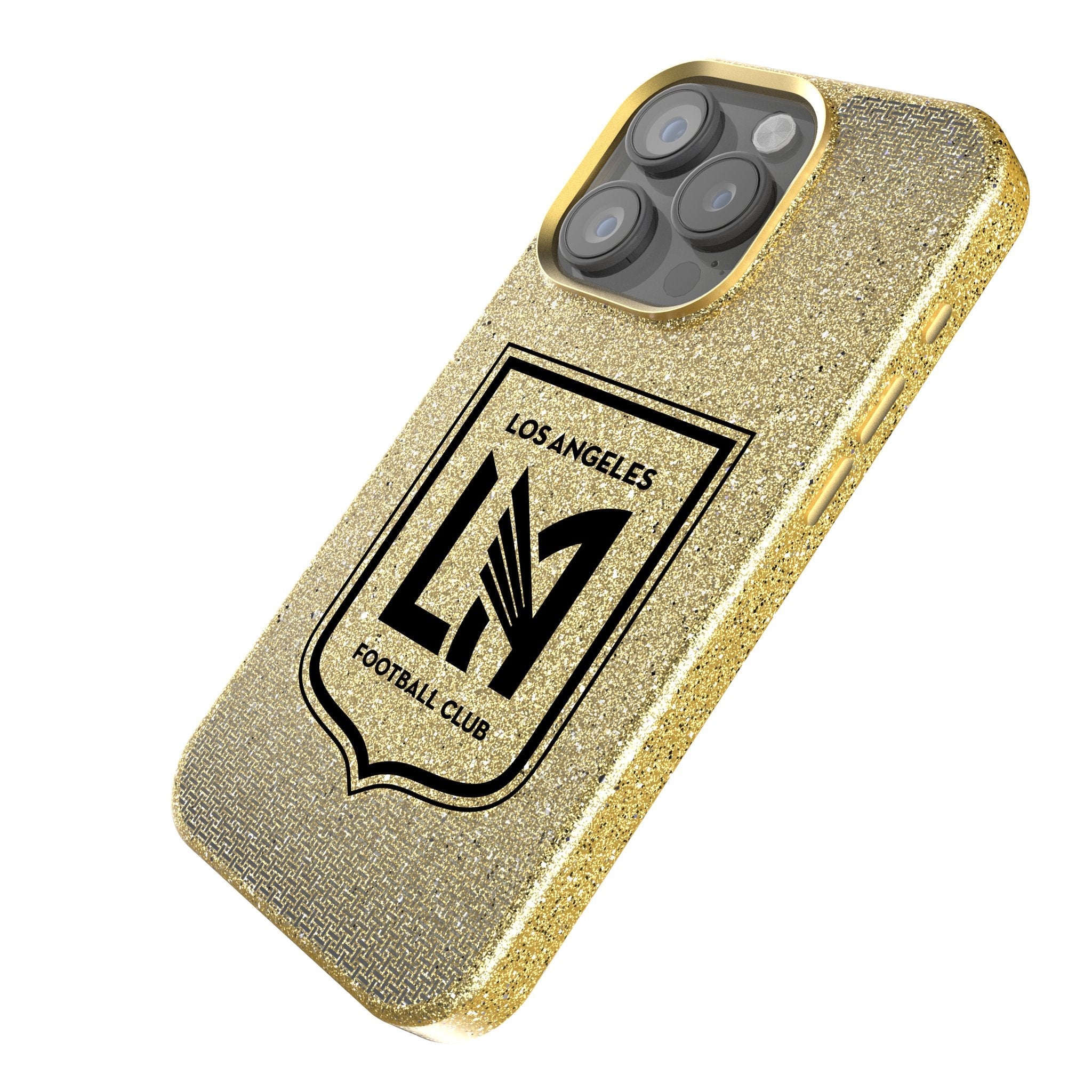 Los Angeles Football Club Linen Bling Phone Case for Apple iPhone