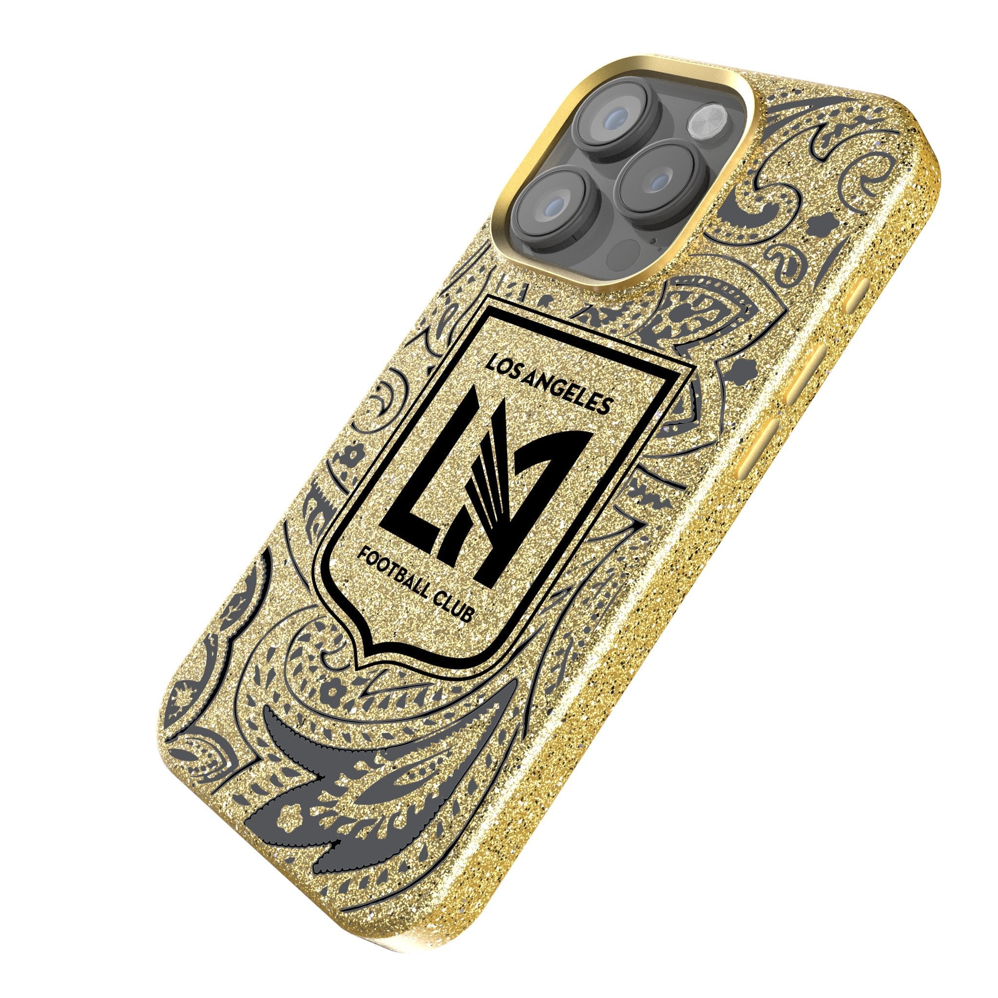 Los Angeles Football Club   Paisley Bling Phone Case
