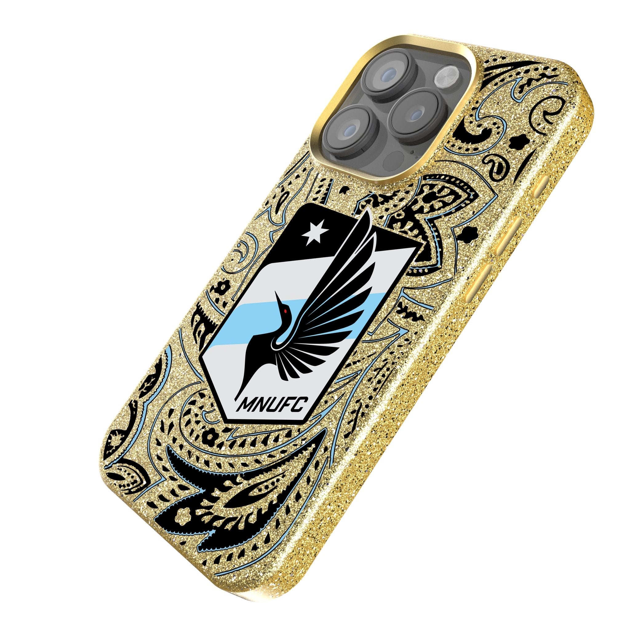 Minnesota United FC   Paisley Bling Phone Case 2