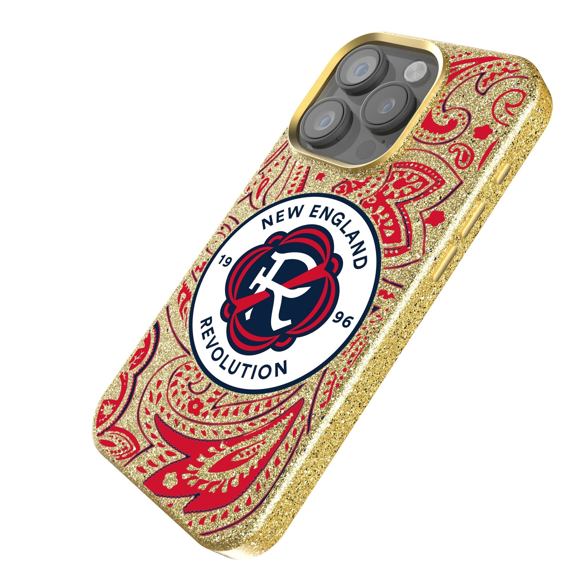 New England Revolution  Paisley Bling Phone Case