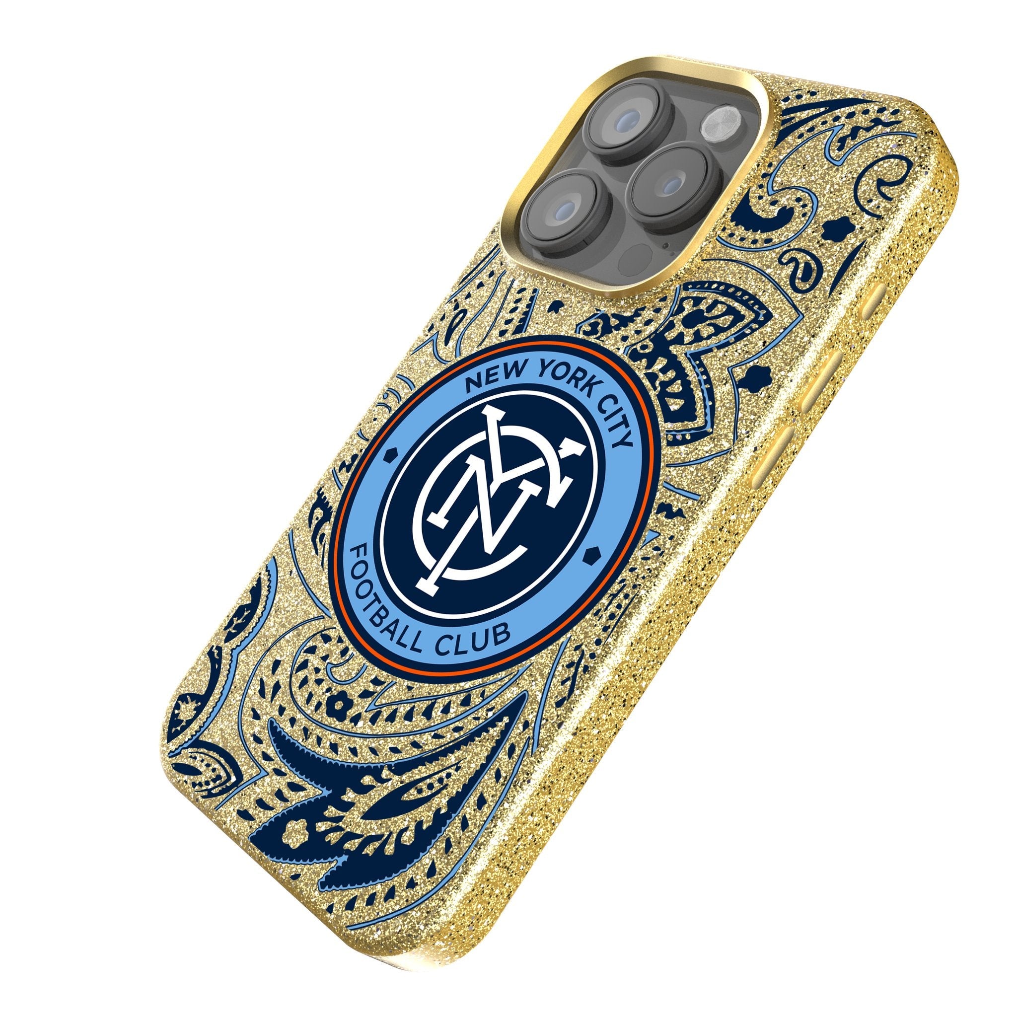 New York City FC  Paisley Bling Phone Case
