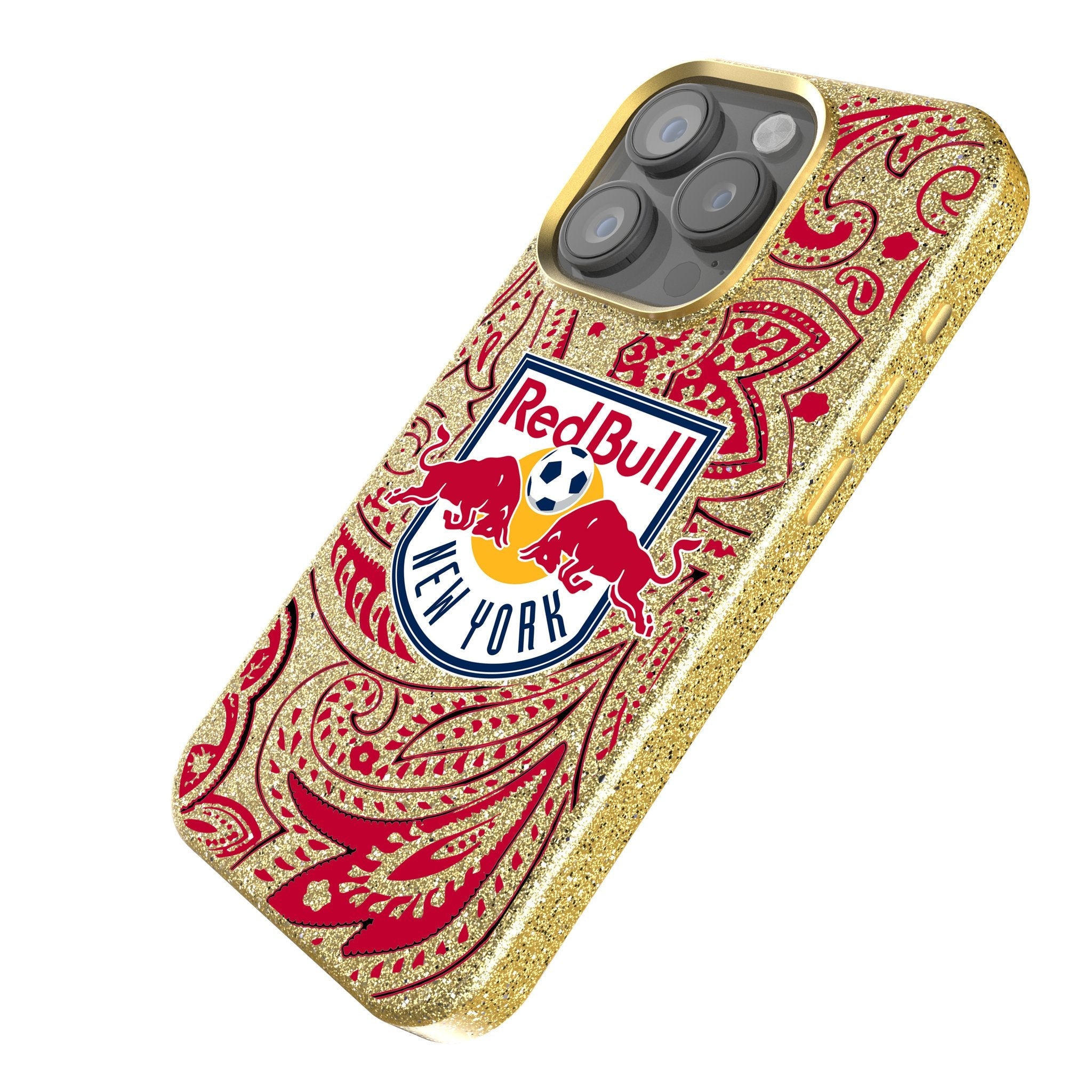 New York Red Bulls  Paisley Bling Phone Case