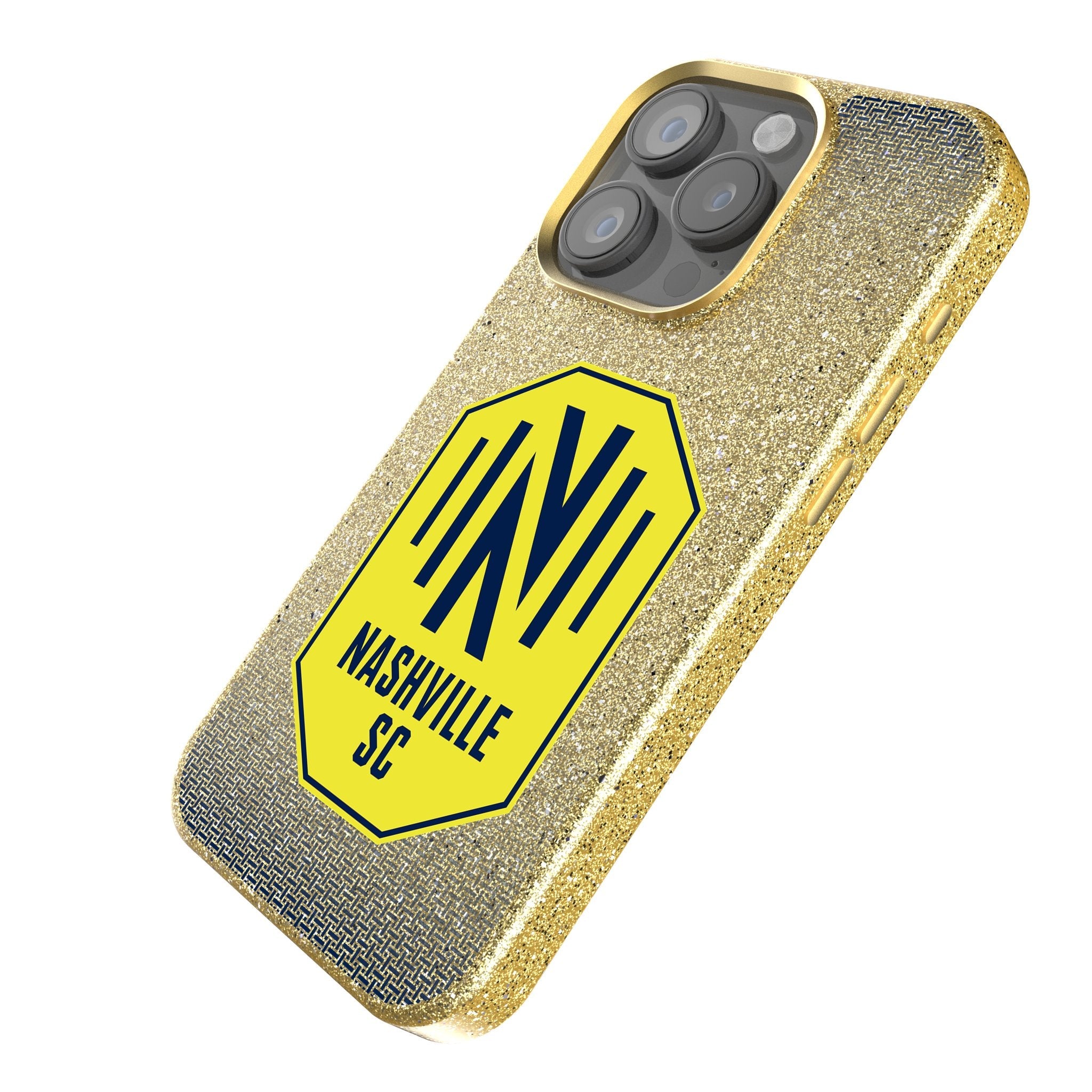 Nashville SC Linen Bling Phone Case for Apple iPhone 2