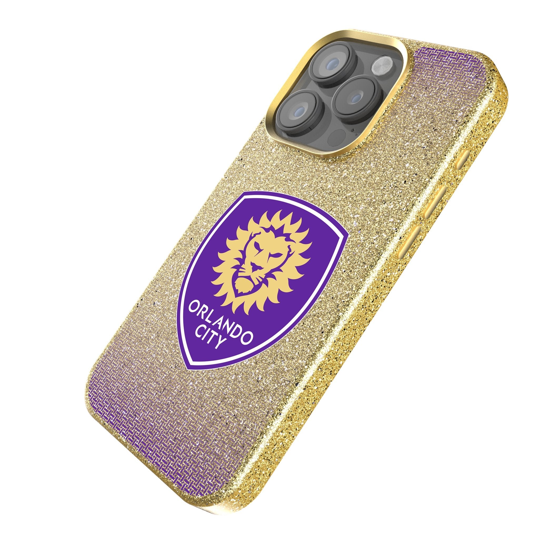 Orlando City Soccer Club Linen Bling Phone Case for Apple iPhone