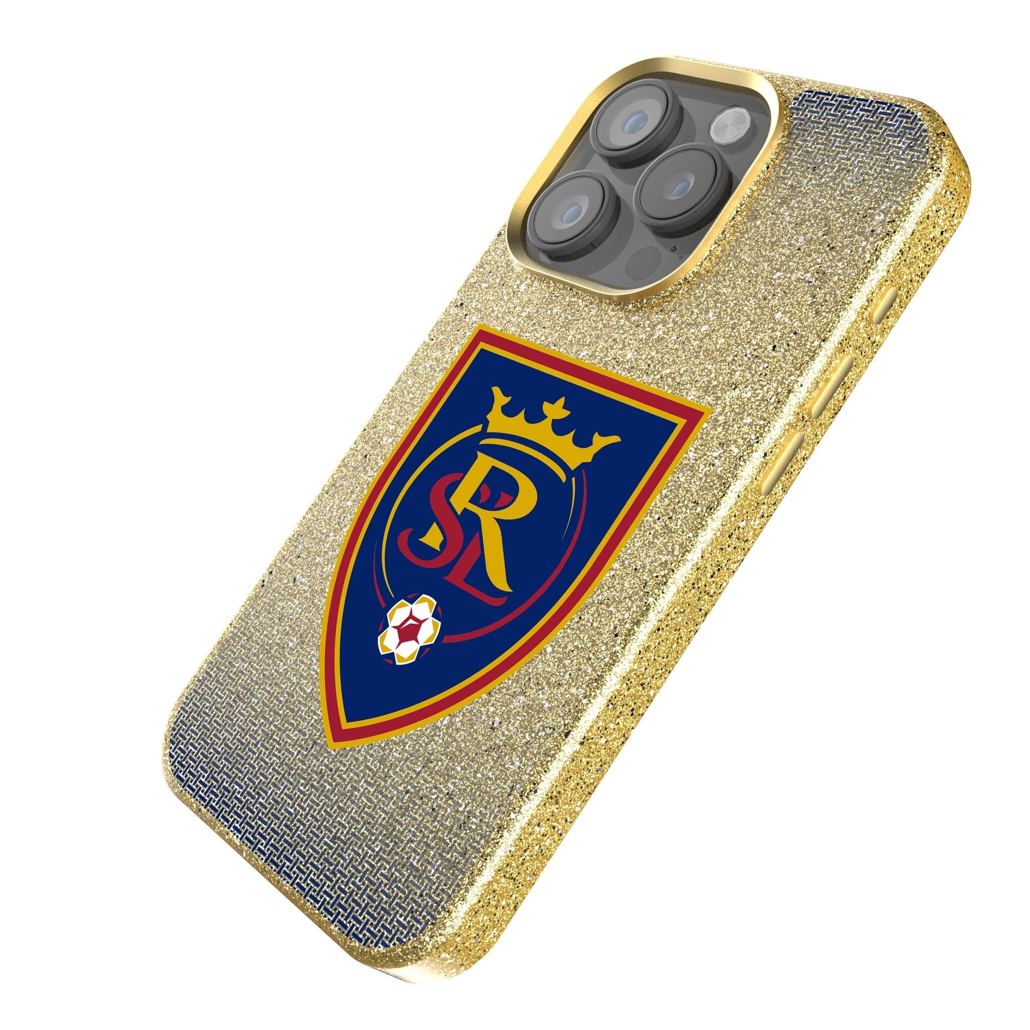 Real Salt Lake Linen Bling Phone Case for Apple iPhone