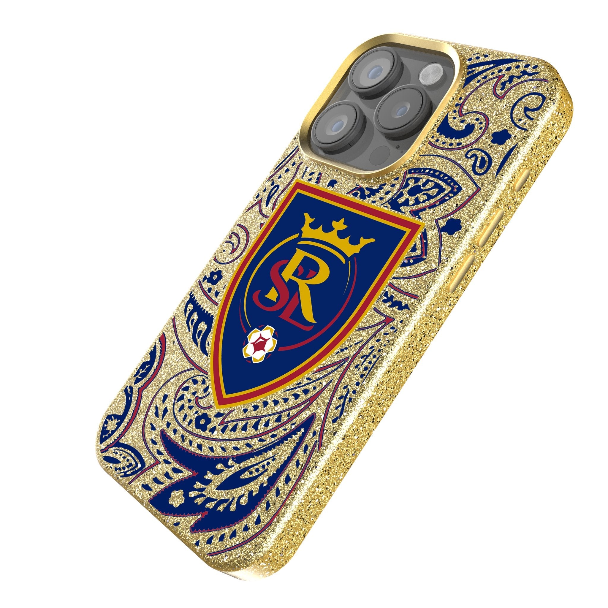 Real Salt Lake   Paisley Bling Phone Case