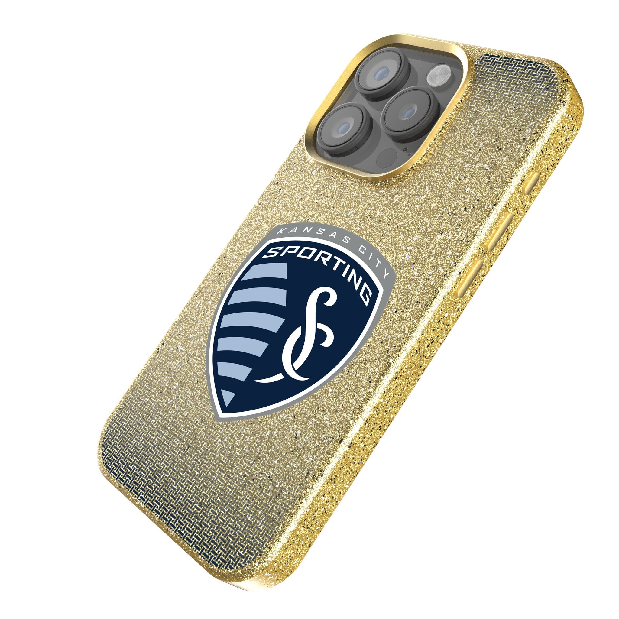 Sporting Kansas City Linen Bling Phone Case for Apple iPhone 2