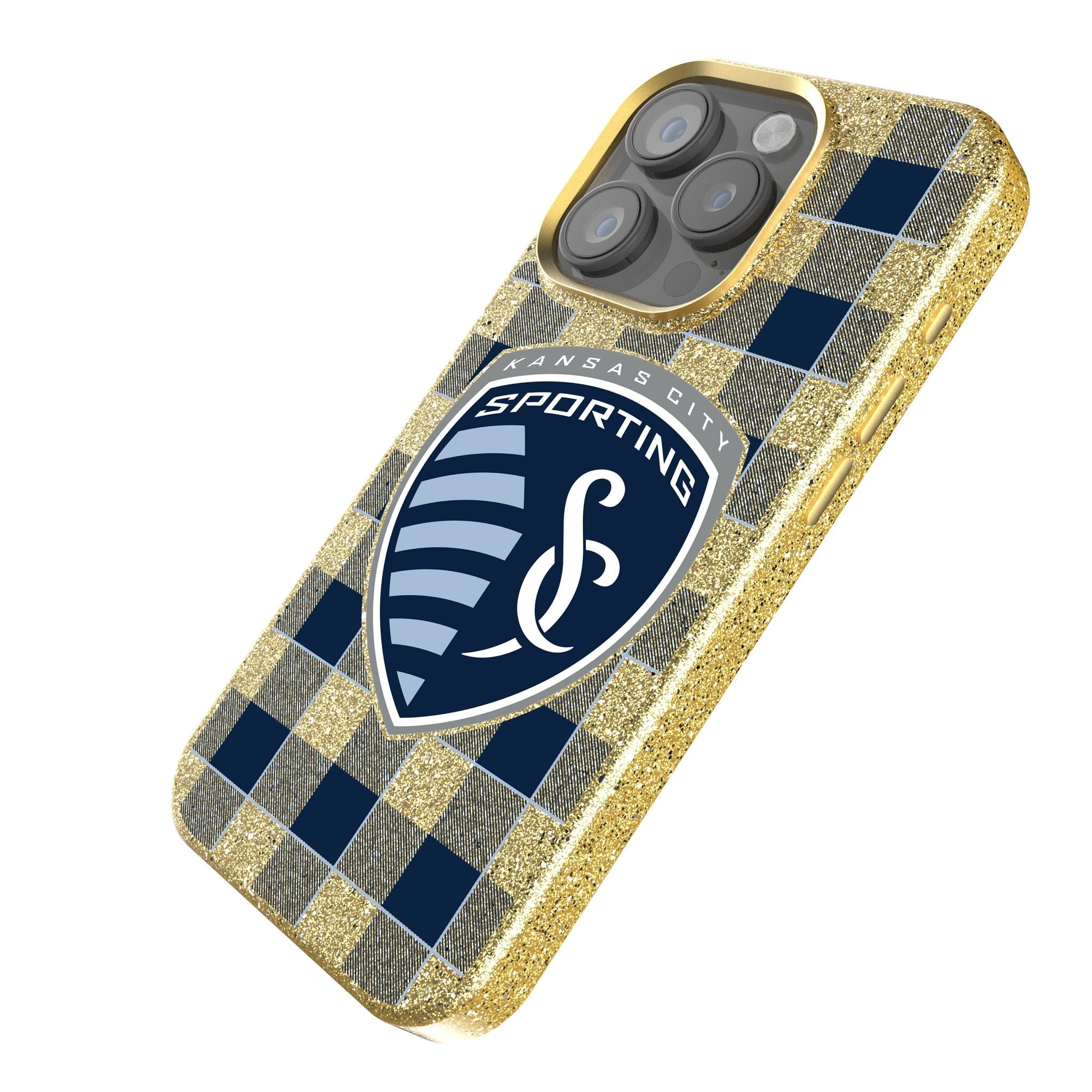 Sporting Kansas City   Plaid Bling Phone Case