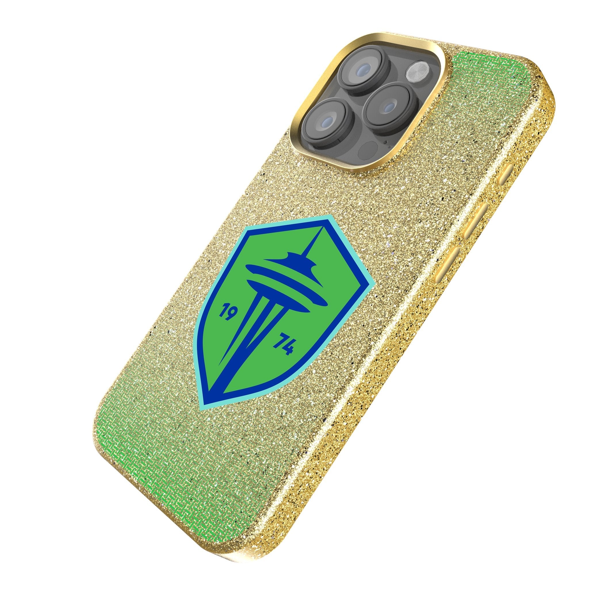 Seattle Sounders FC Linen Bling Phone Case for Apple iPhone