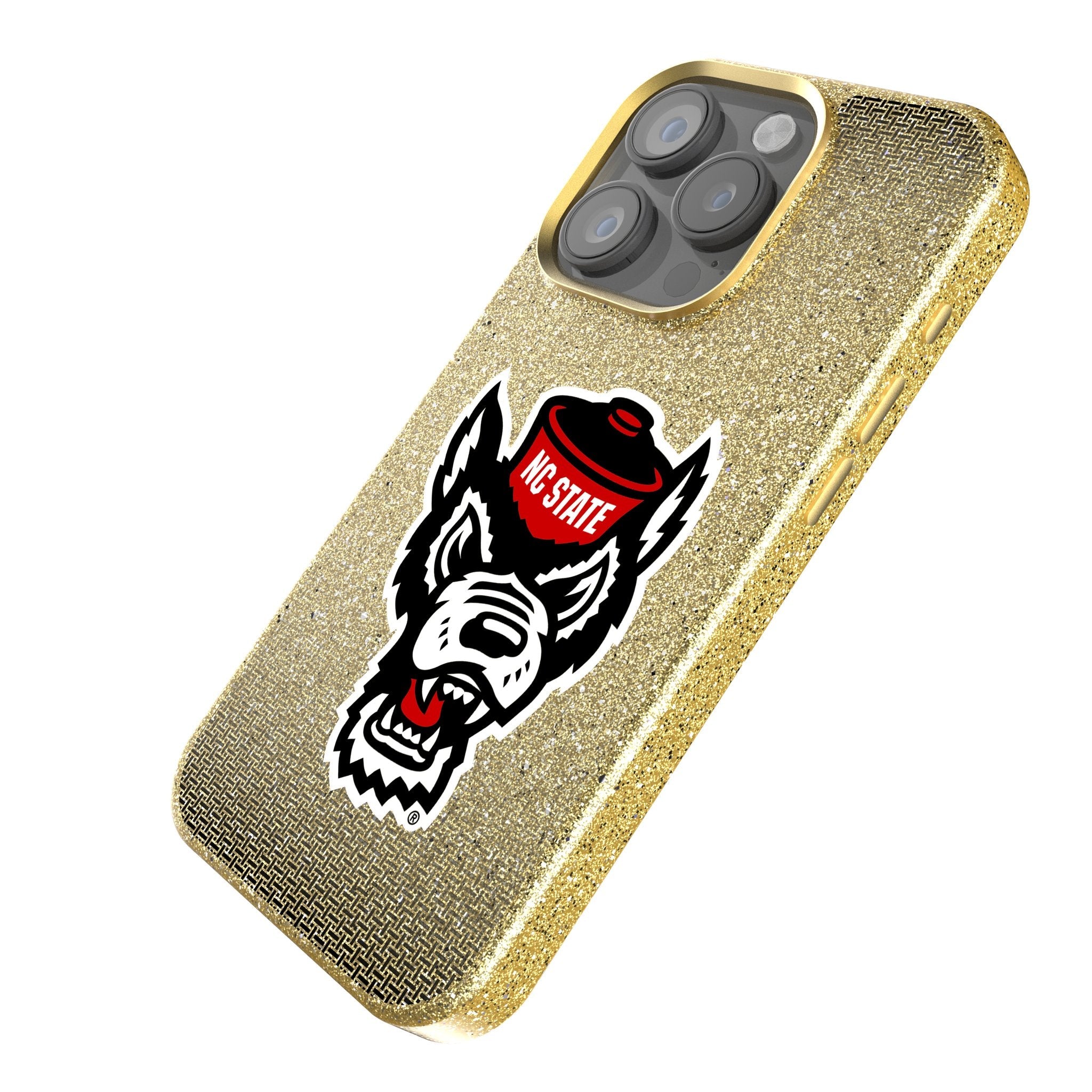 North Carolina State University Wolfpack Linen Bling Phone Case for Apple iPhone
