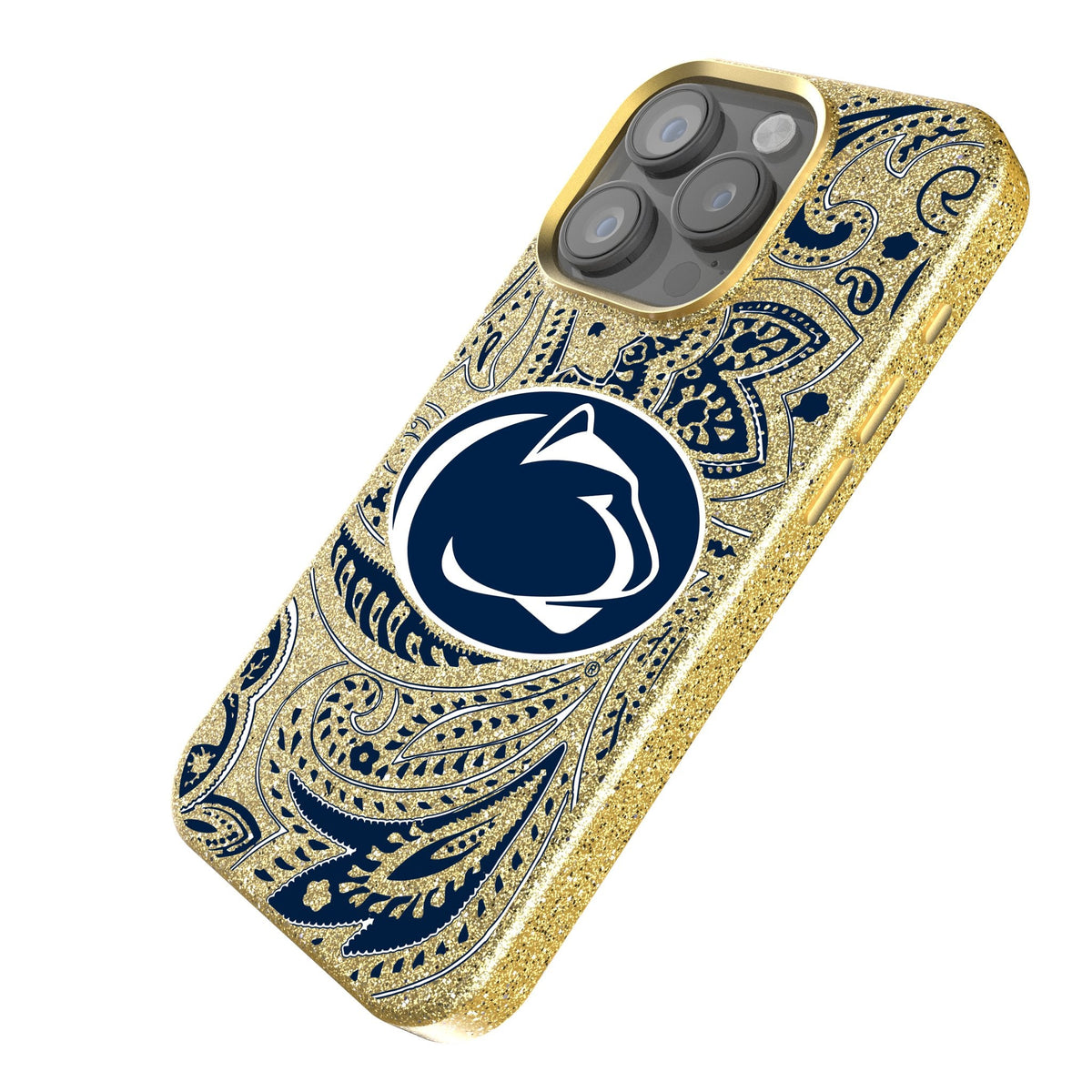Pennsylvania State University Nittany Lions Paisley Bling Phone Case 2