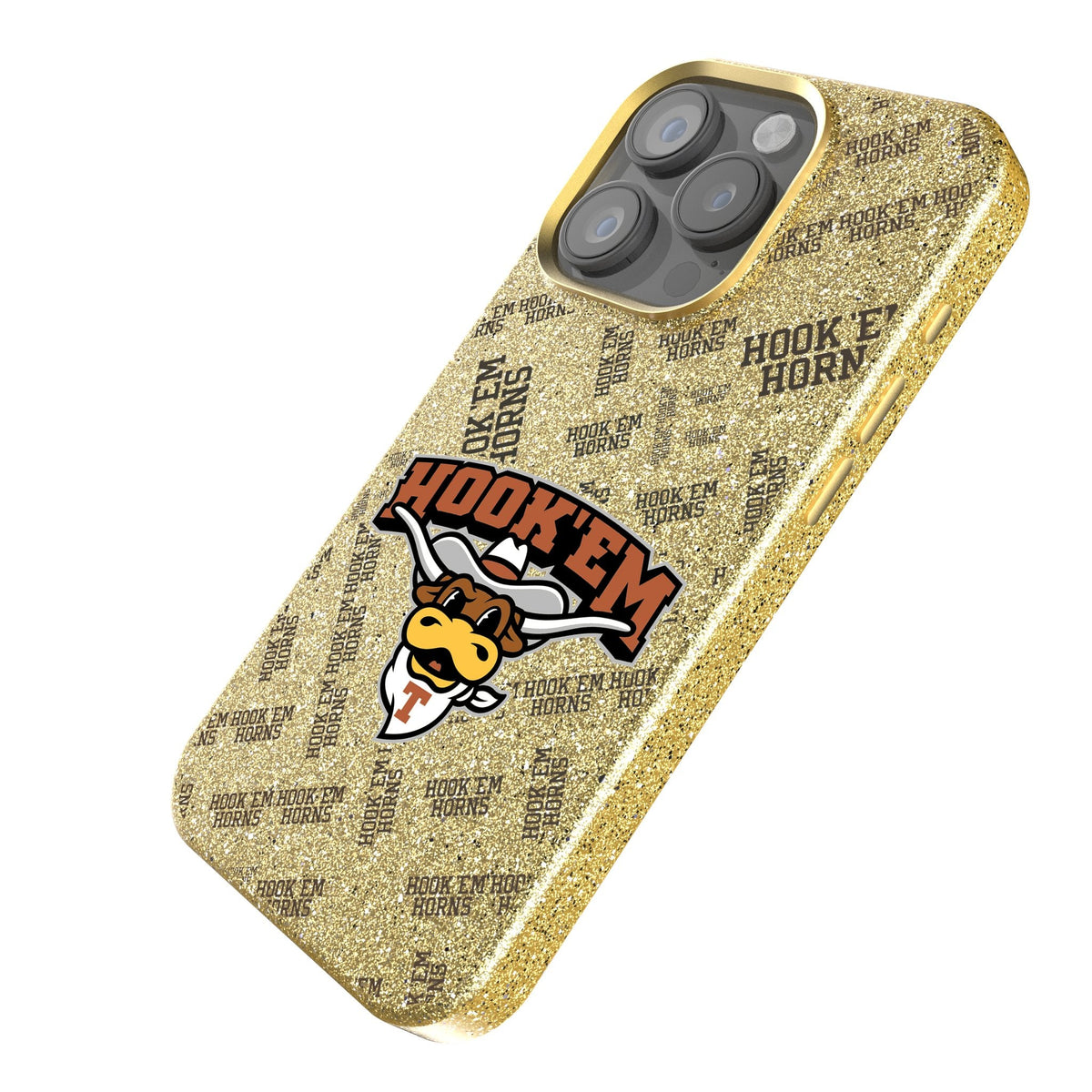 University of Texas Longhorns Quadtile Bling Phone Case for Apple iPhone