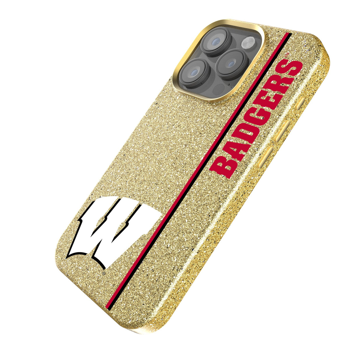 University of Wisconsin Badgers Sidebar Bling Phone Case 2