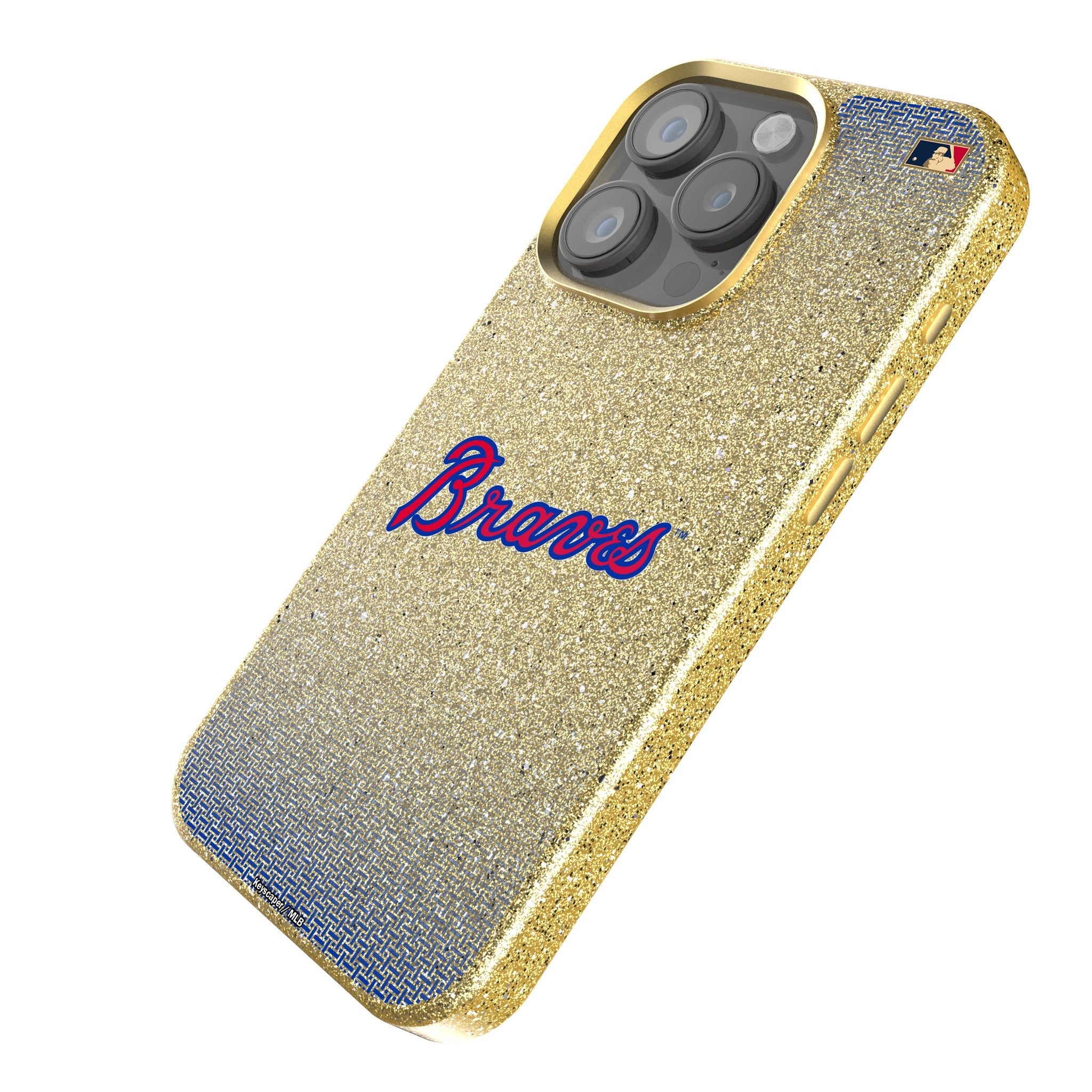 Atlanta Braves Home 2012 - Cooperstown Collection Linen Bling Phone Case for Apple iPhone 2