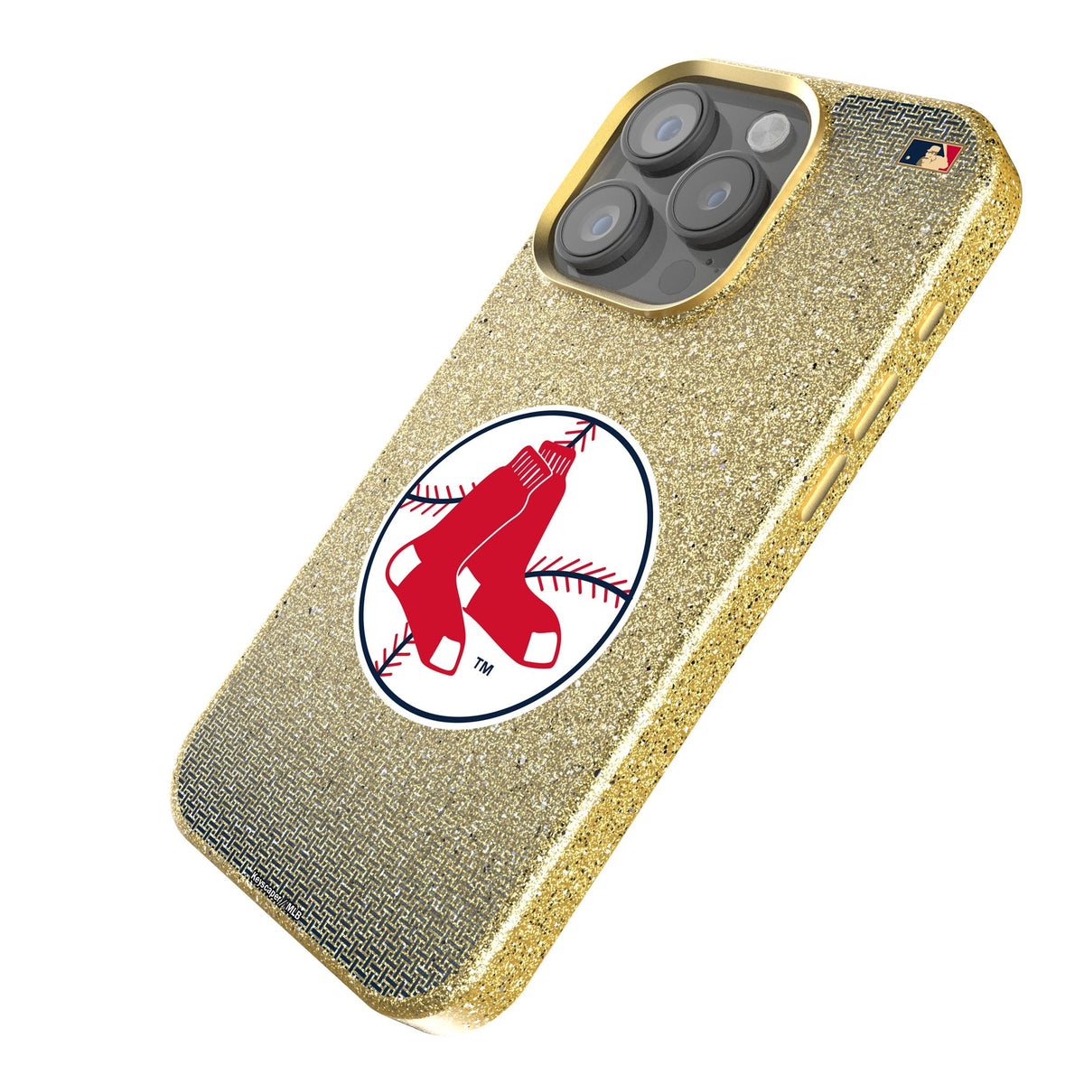 Boston Red Sox 1970-1975 - Cooperstown Collection Linen Bling Phone Case for Apple iPhone 2