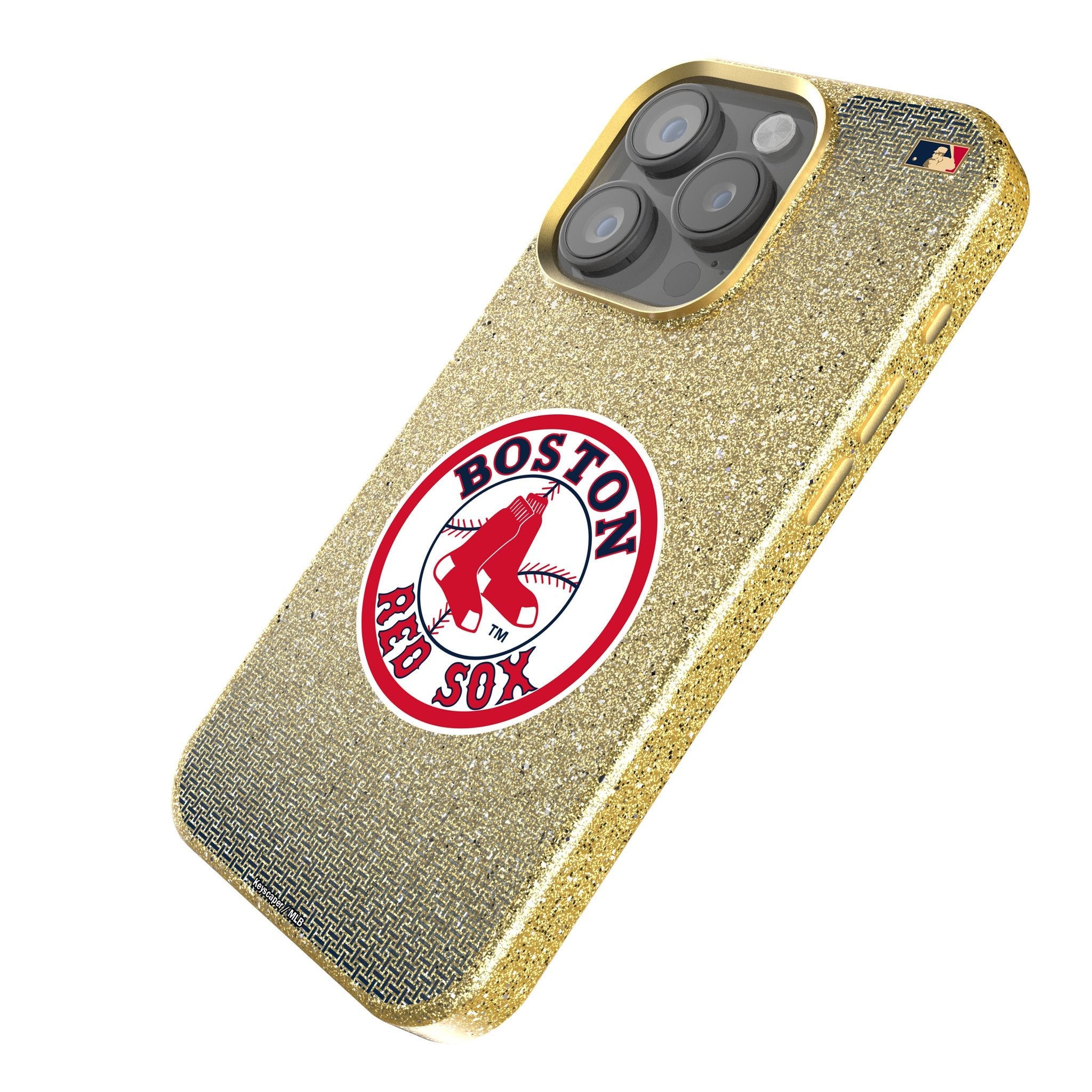 Boston Red Sox 1976-2008 - Cooperstown Collection Linen Bling Phone Case for Apple iPhone 2