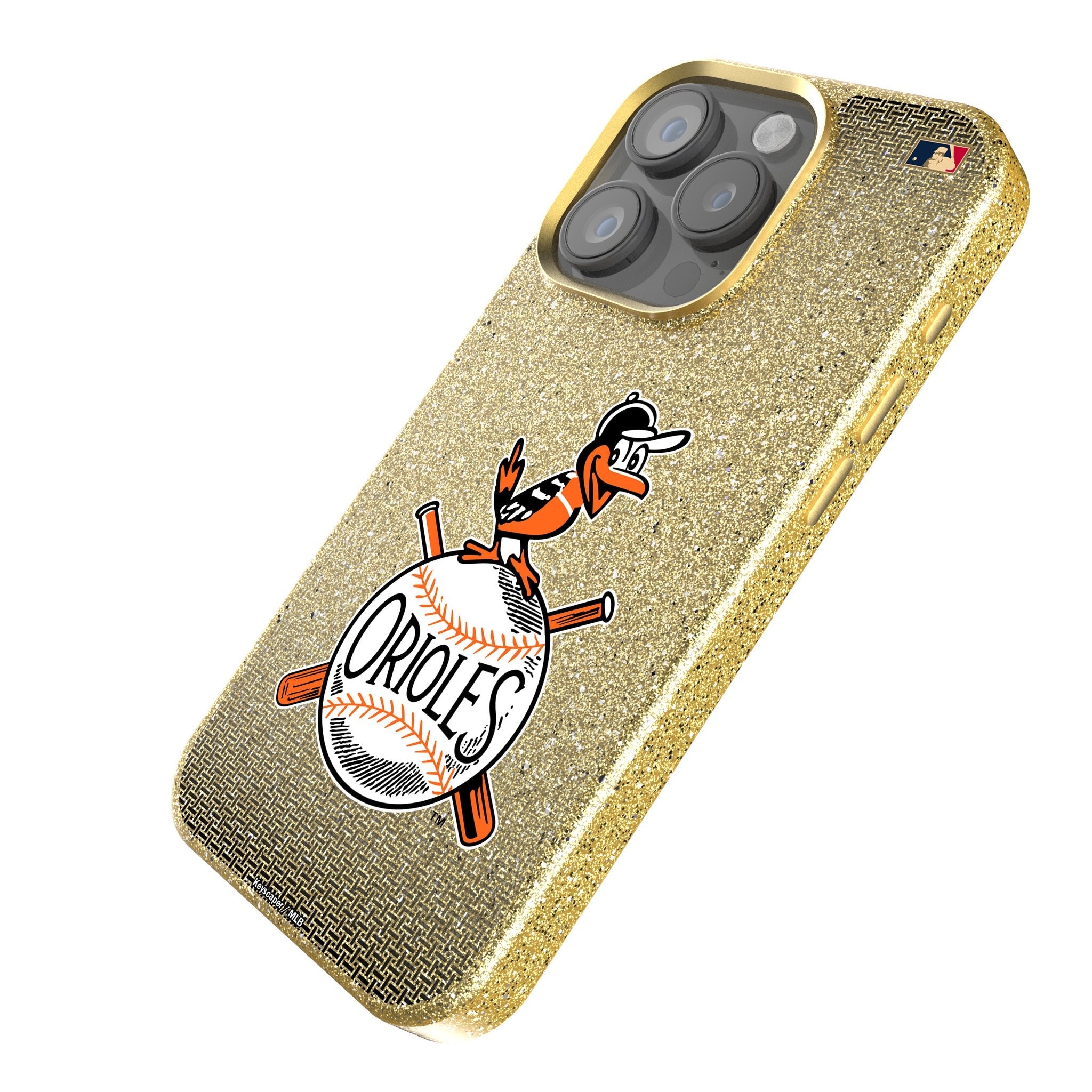 Baltimore Orioles 1954-1963 - Cooperstown Collection Linen Bling Phone Case for Apple iPhone 2