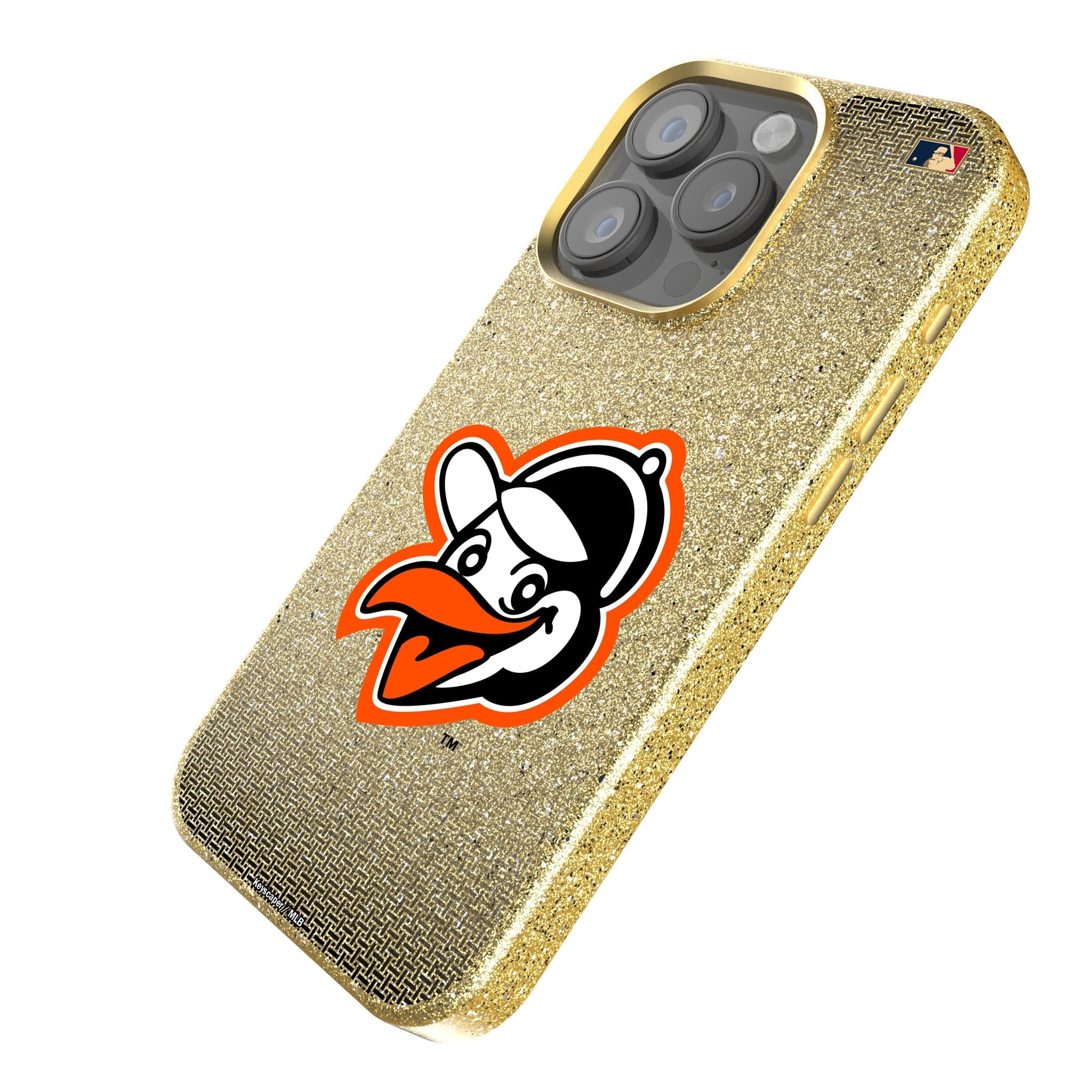 Baltimore Orioles 1955 - Cooperstown Collection Linen Bling Phone Case for Apple iPhone