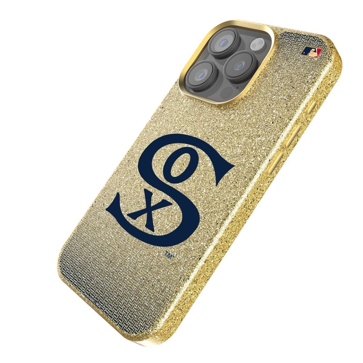 Chicago White Sox Road 1919-1921 - Cooperstown Collection Linen Bling Phone Case for Apple iPhone 2