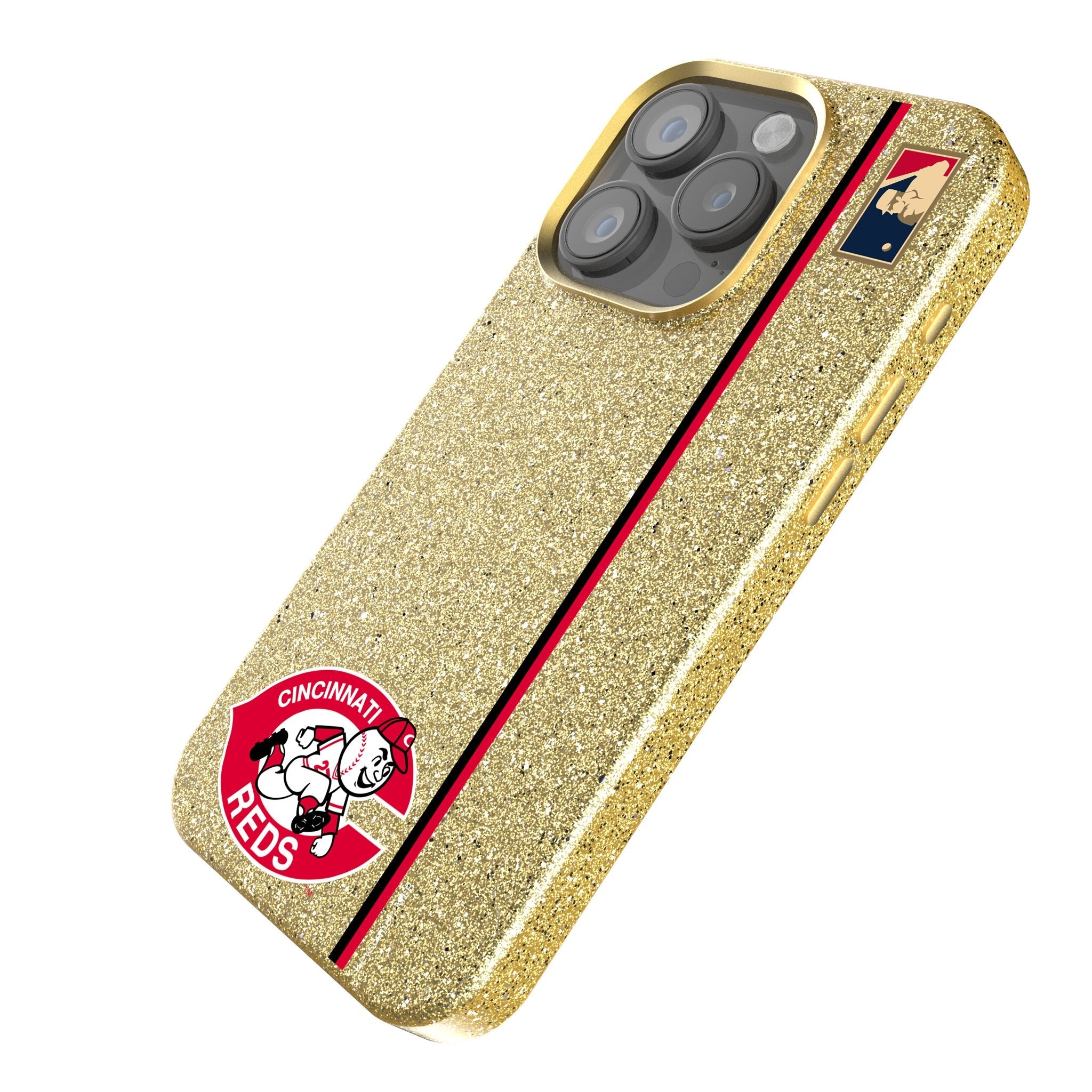 Cincinnati Reds 1974-1992 - Cooperstown Collection Sidebar Bling Phone Case 2