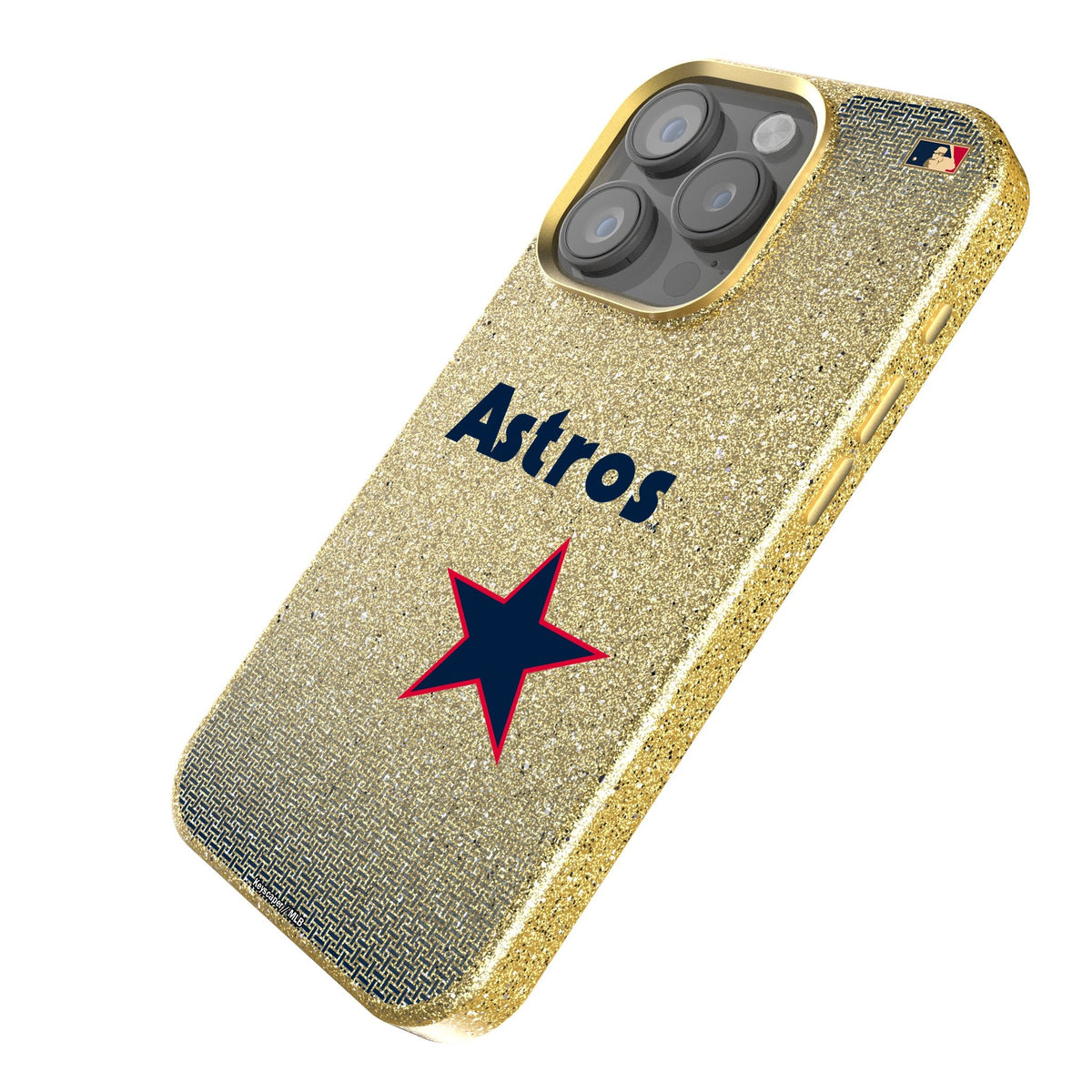 Houston Astros 1975-1981 - Cooperstown Collection Linen Bling Phone Case for Apple iPhone 2