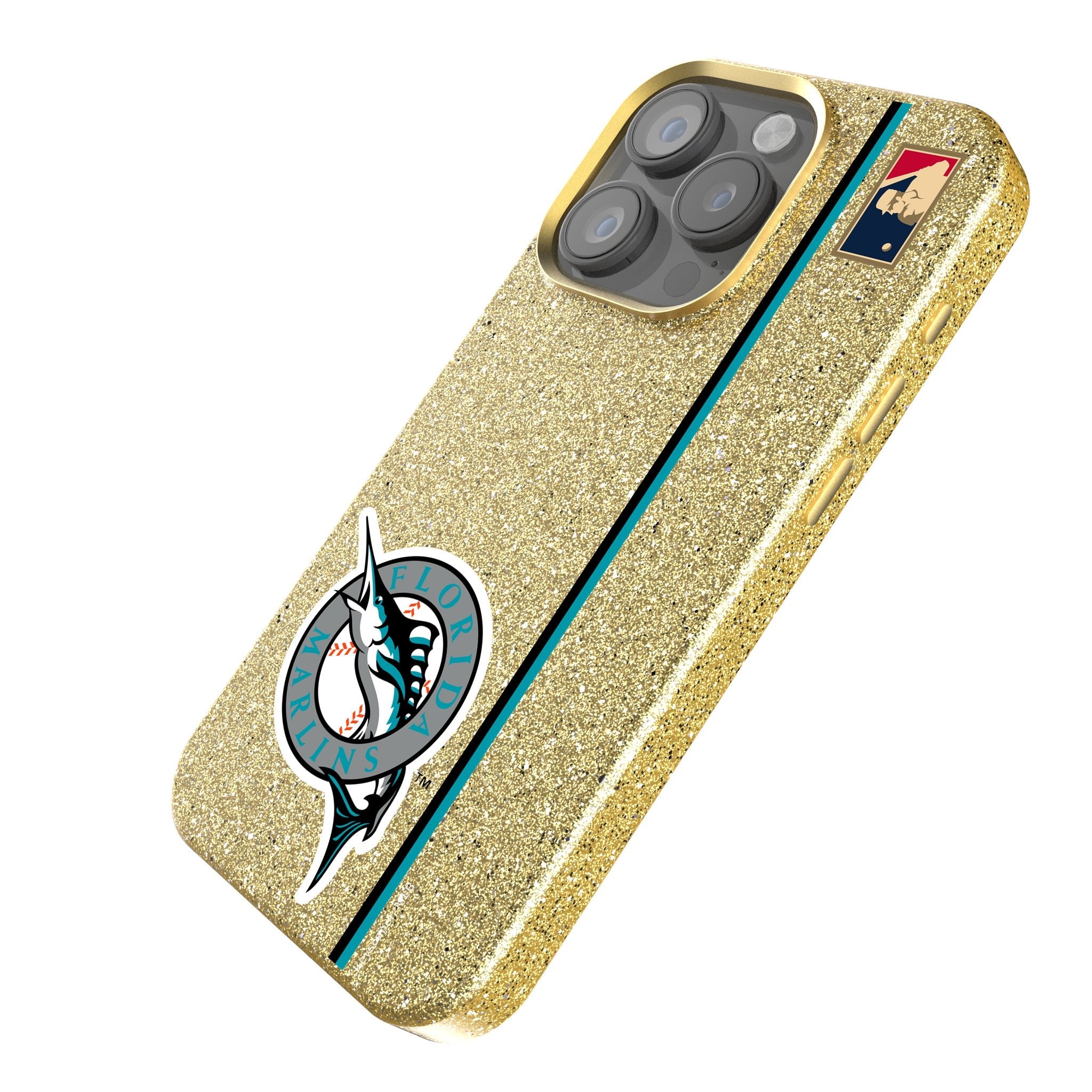 Miami Marlins 1993-2011 - Cooperstown Collection Sidebar Bling Phone Case 2