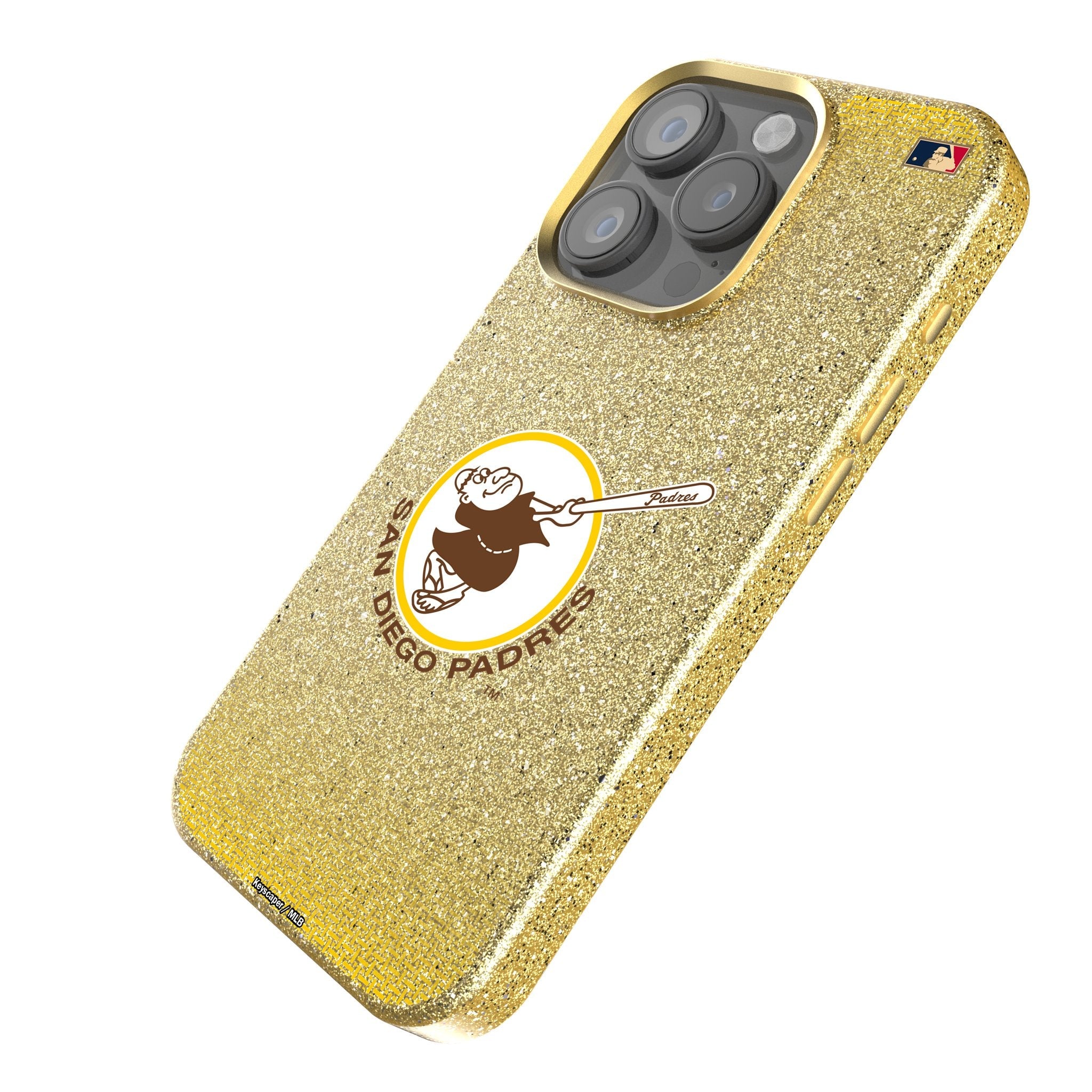 San Diego Padres 1969-1984 - Cooperstown Collection Linen Bling Phone Case for Apple iPhone